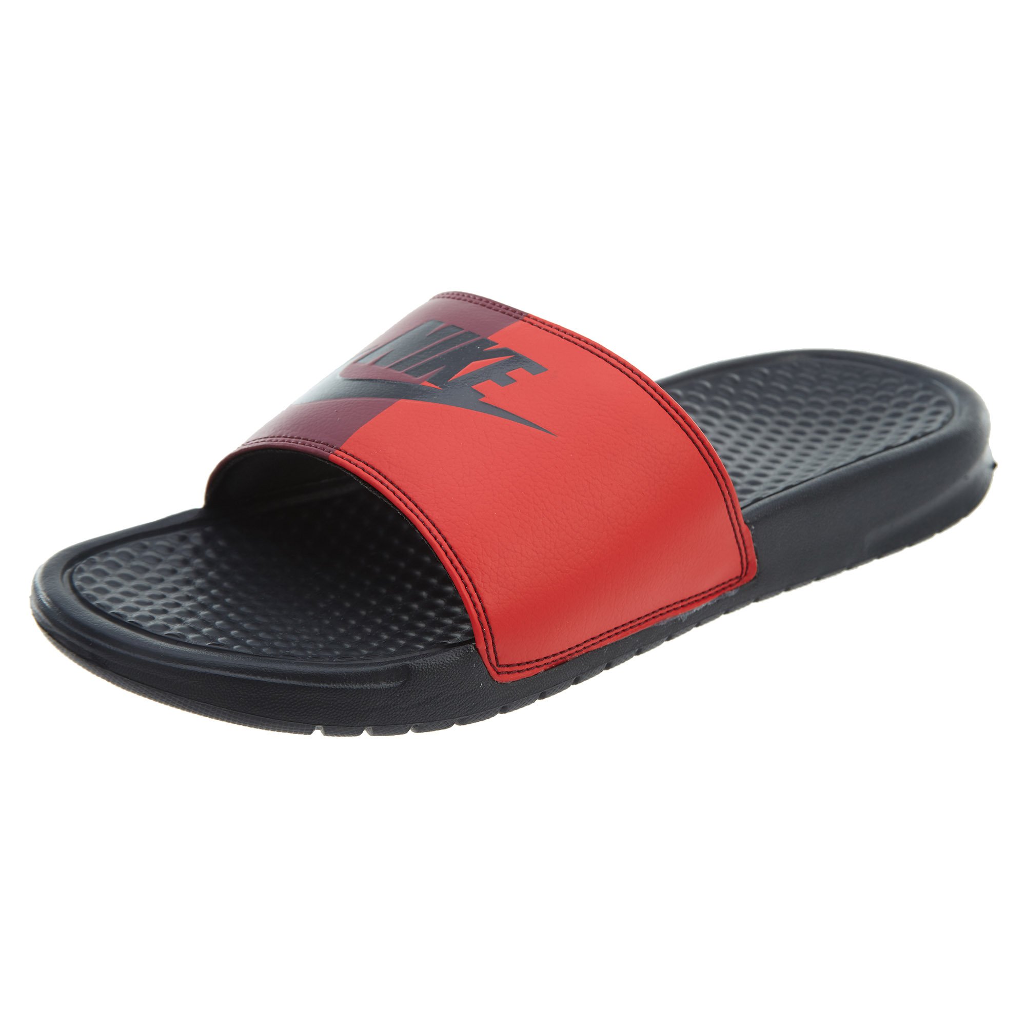 Nike Men's Benassi Jdi Beach & Pool Shoes, Black Anthracite/University Red 008), 12 UK