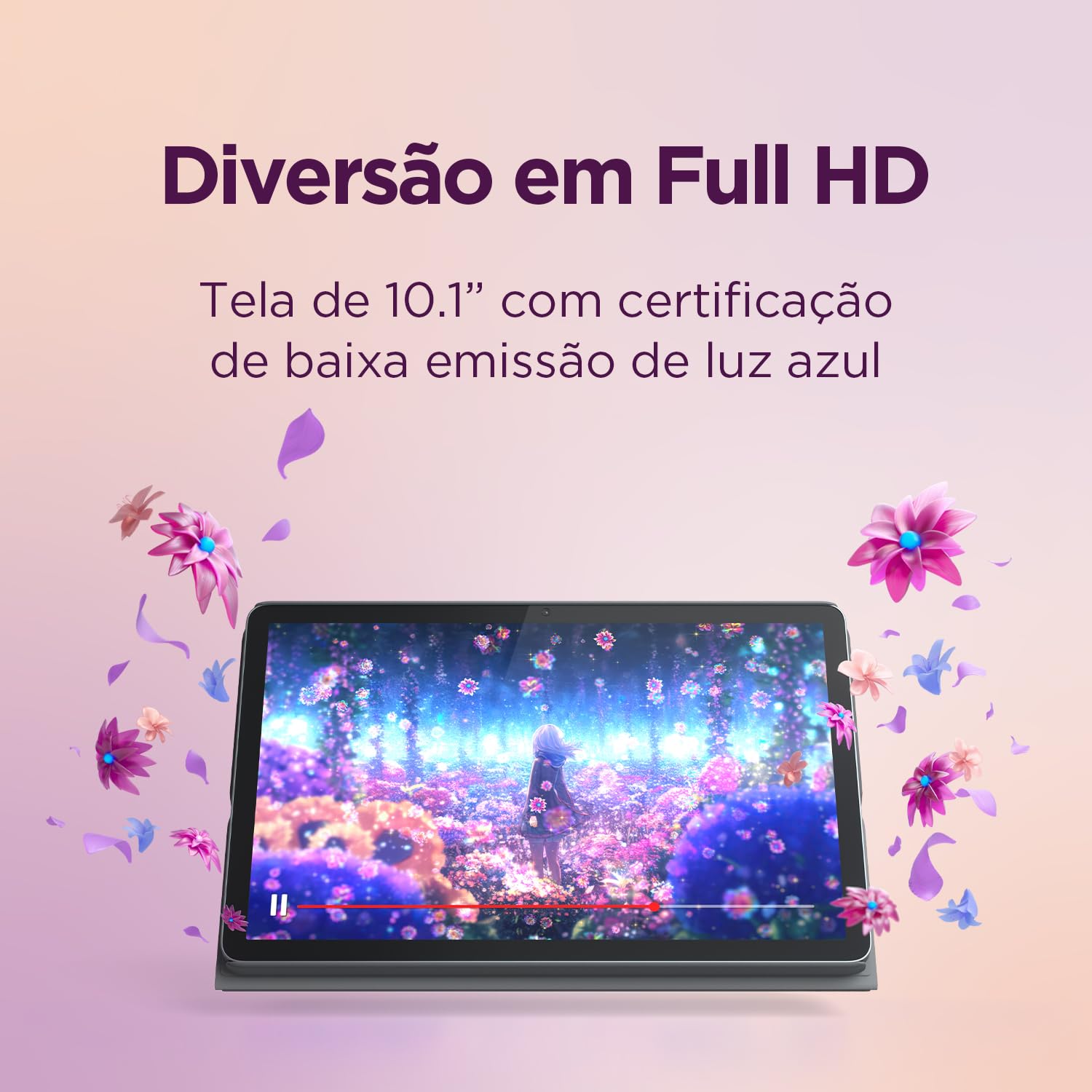 Tablet Lenovo Tab 10.1¨, Wi-Fi, 64GB, 4GB de RAM, Camera Frontal