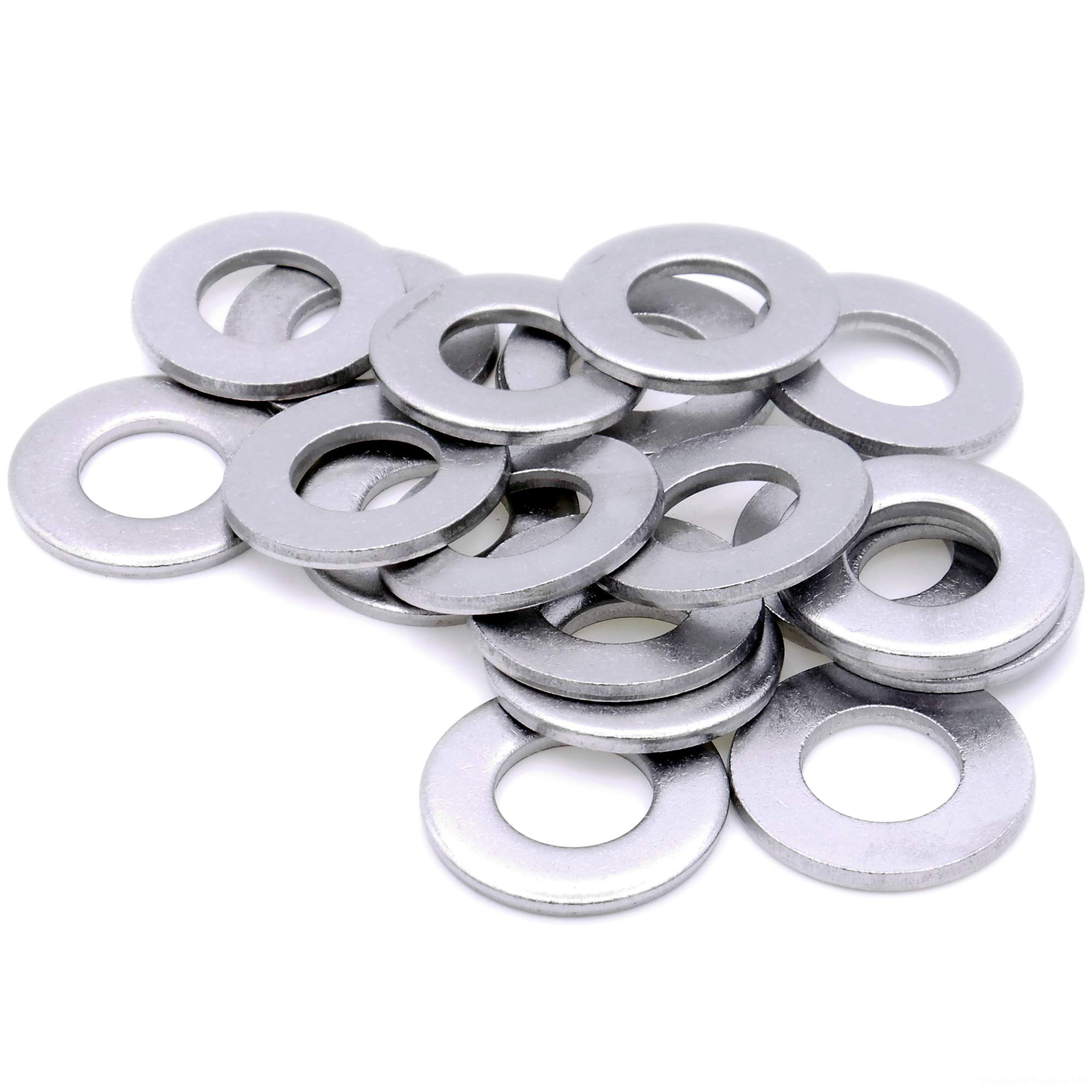 Singularity Supplies M5 (5Mm) Flat Washer (Form B) - Stainless Steel (A2) (Pack Of 20)