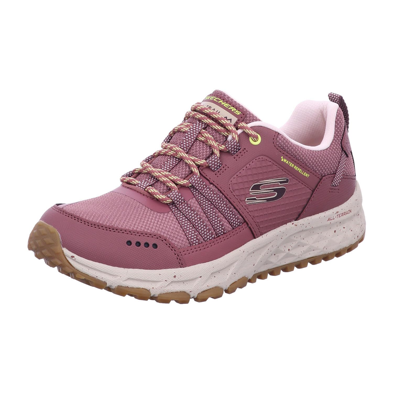 Skechers 180061 BKHP, Corte bajo de Trekking Mujer, 37 EU Larga