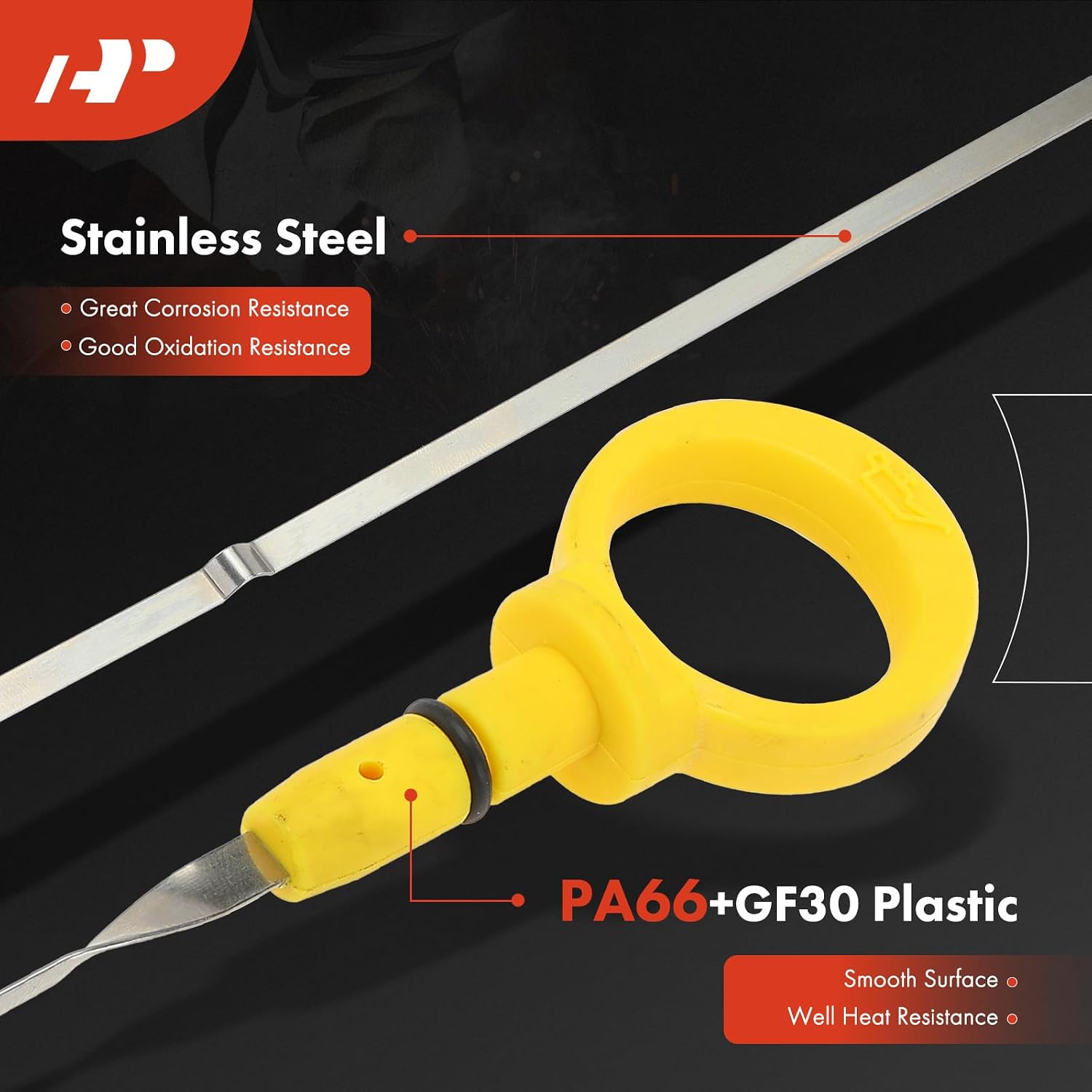 A-Premium V8 5.7L Engine Oil Dipstick Compatible with Jeep WK2 Series Grand Cherokee & Dodge Durango, 2011 2012 2013 2014 2015, Engine Oil Measuring Rod Dip Stick
