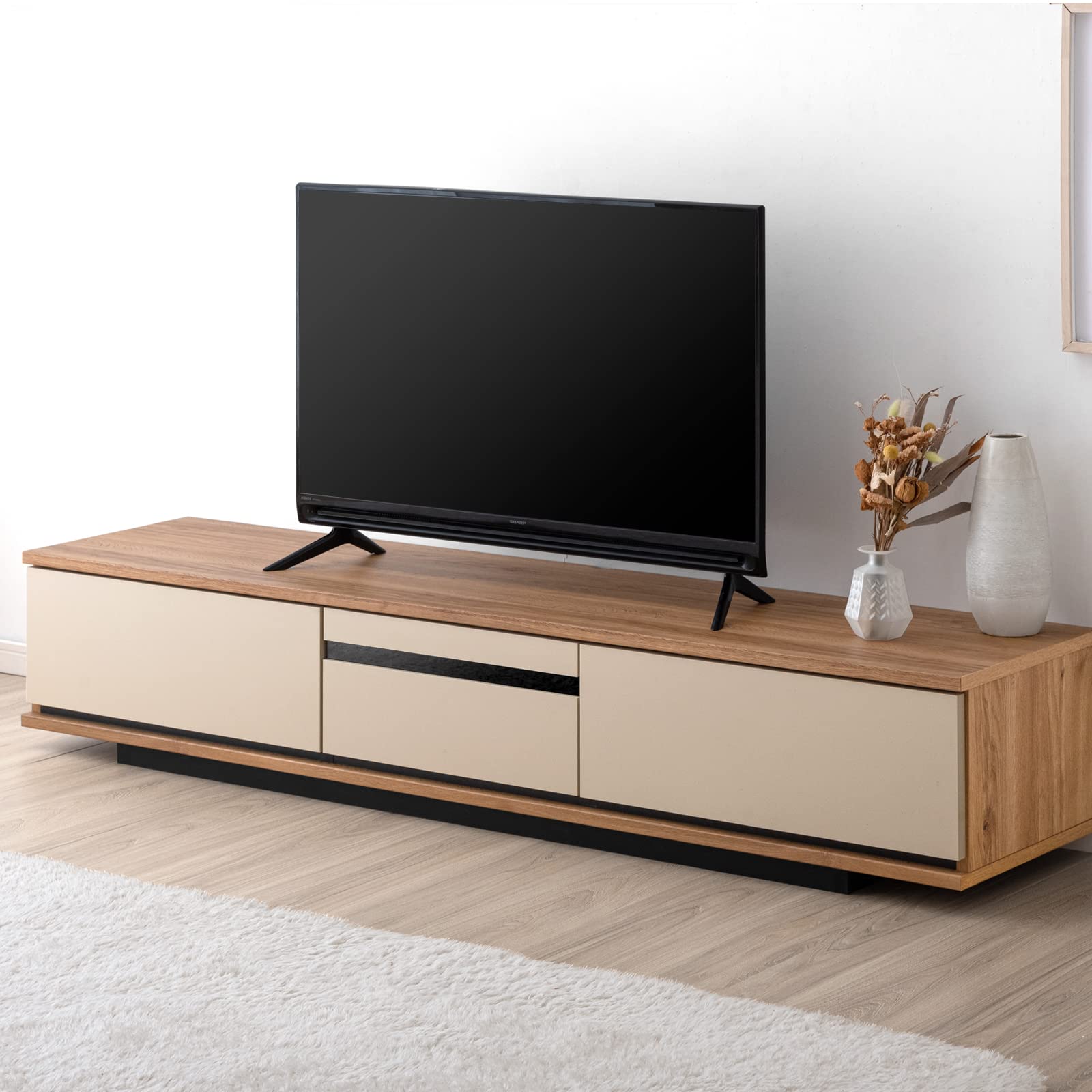 Amazon｜タンスのゲン テレビ台 幅180cm 完成品 日本製 大川家具