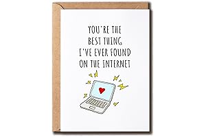 Cute Anniversary Card - You're the best thing I found on the...