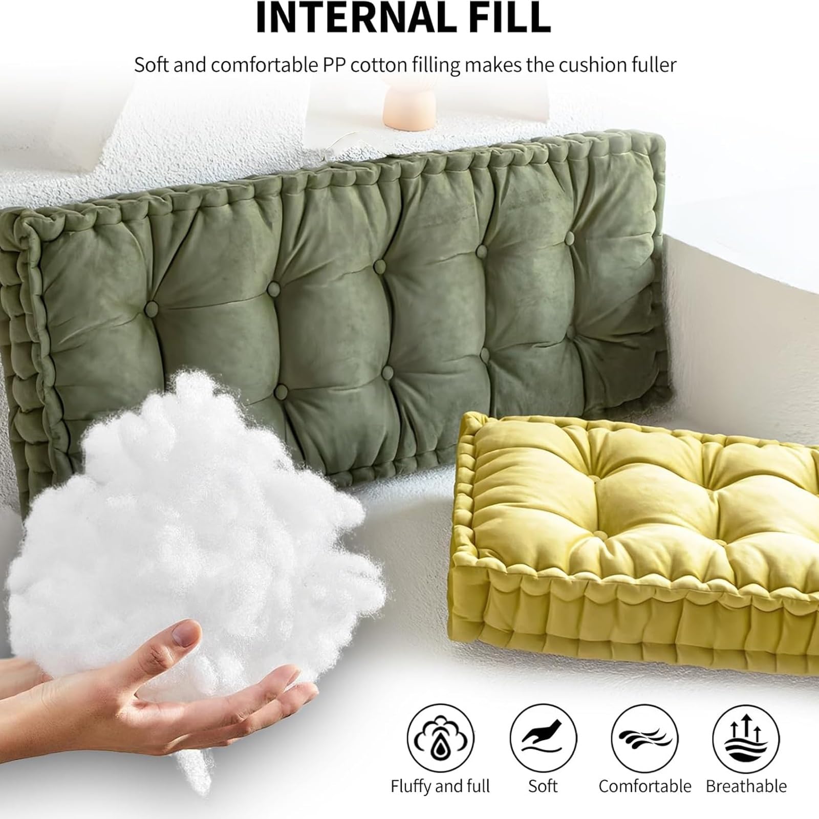 Cojín de repuesto personalizado para banco de exterior, resistente a la intemperie, cojín de asiento para sofá de patio (E2, 125 x 45 cm), cómodo y elegante cojín para banco de jardín para máxima