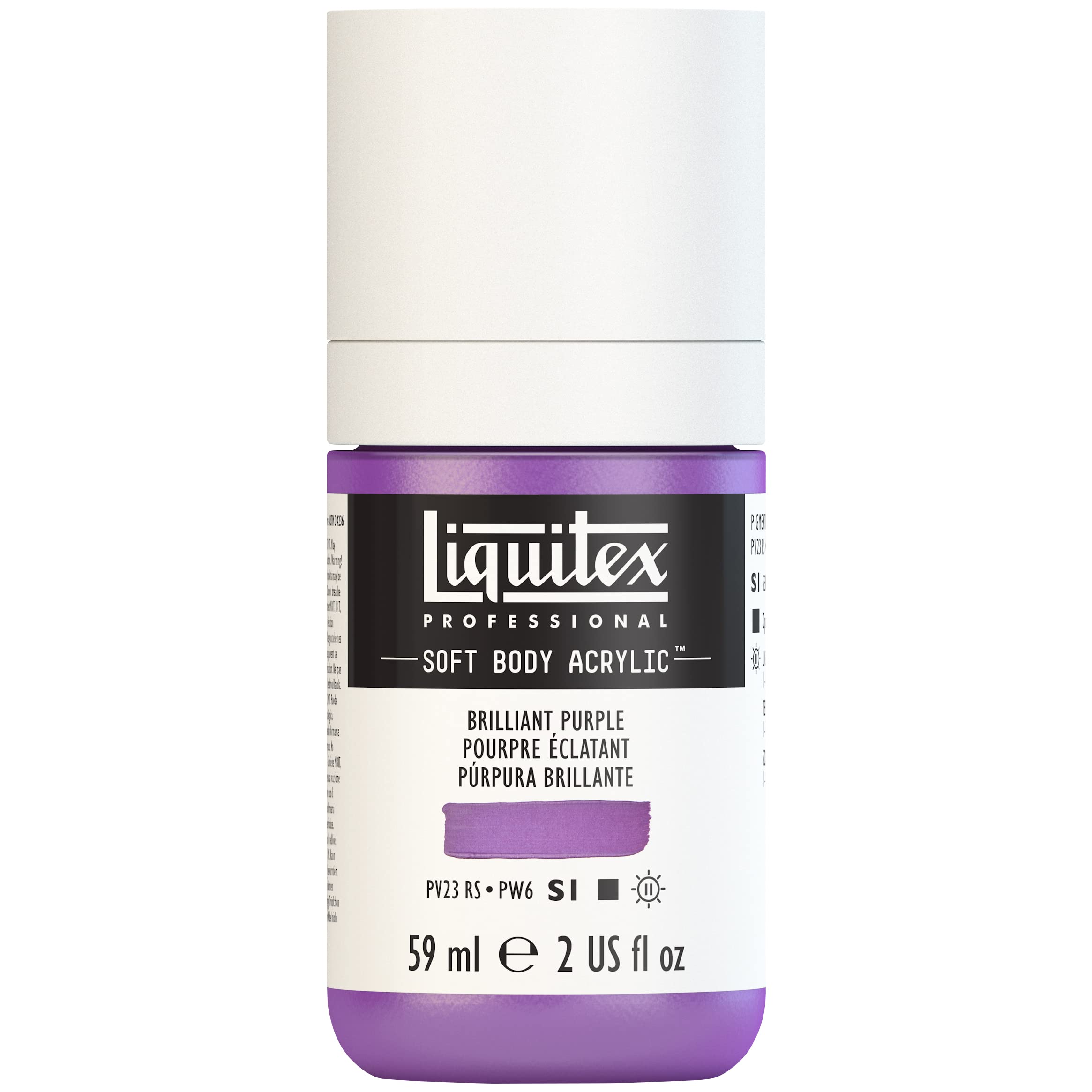 Liquitex Acrylic Paint, Brilliant Purple, 59 ml (Pack of 1)