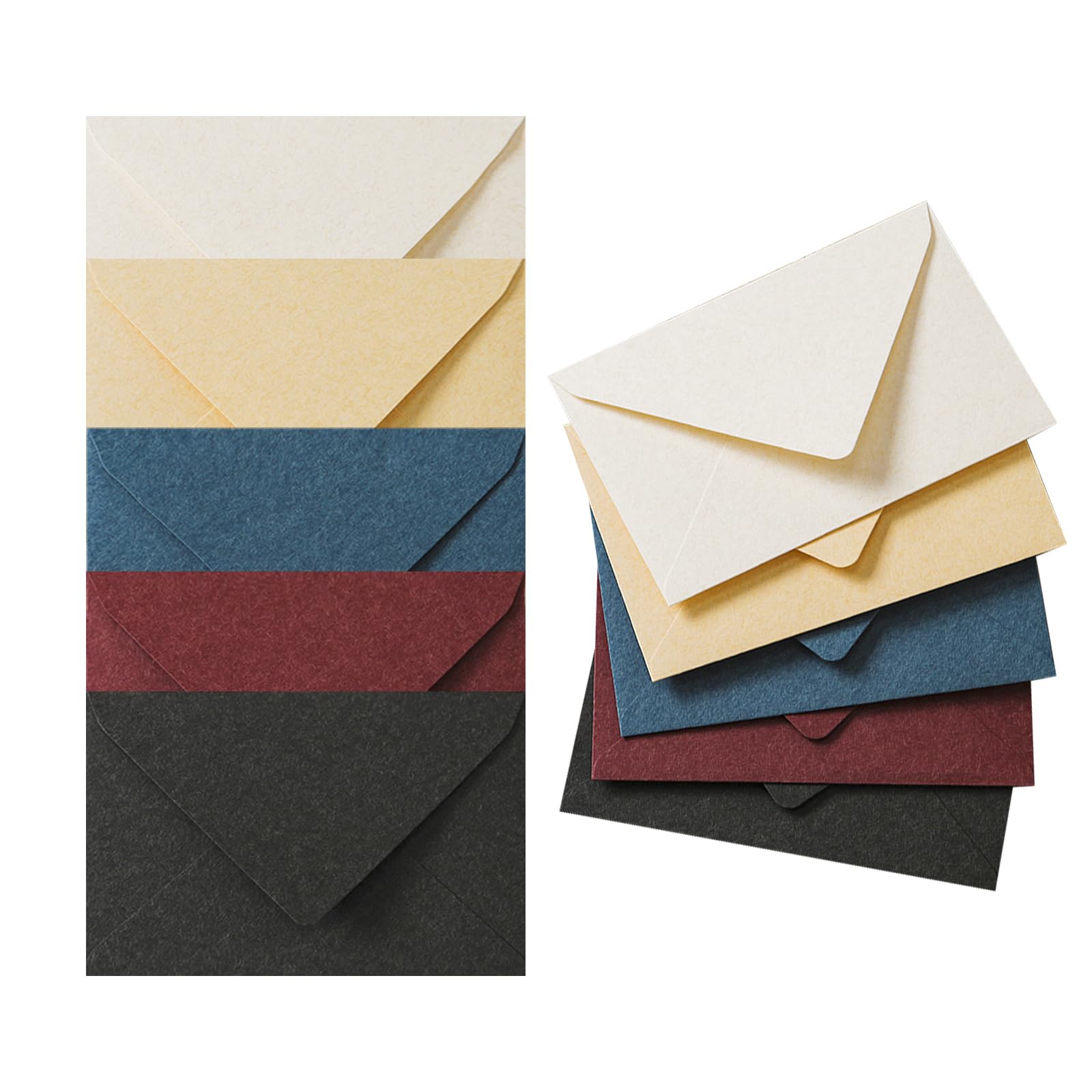 24 Sobres De Colores Con Diseño De Árbol - 16.5x11 Cm, Papel 250g, Rosa, Naranja Y Rojo, Perfectos Para Invitaciones Y Regalos