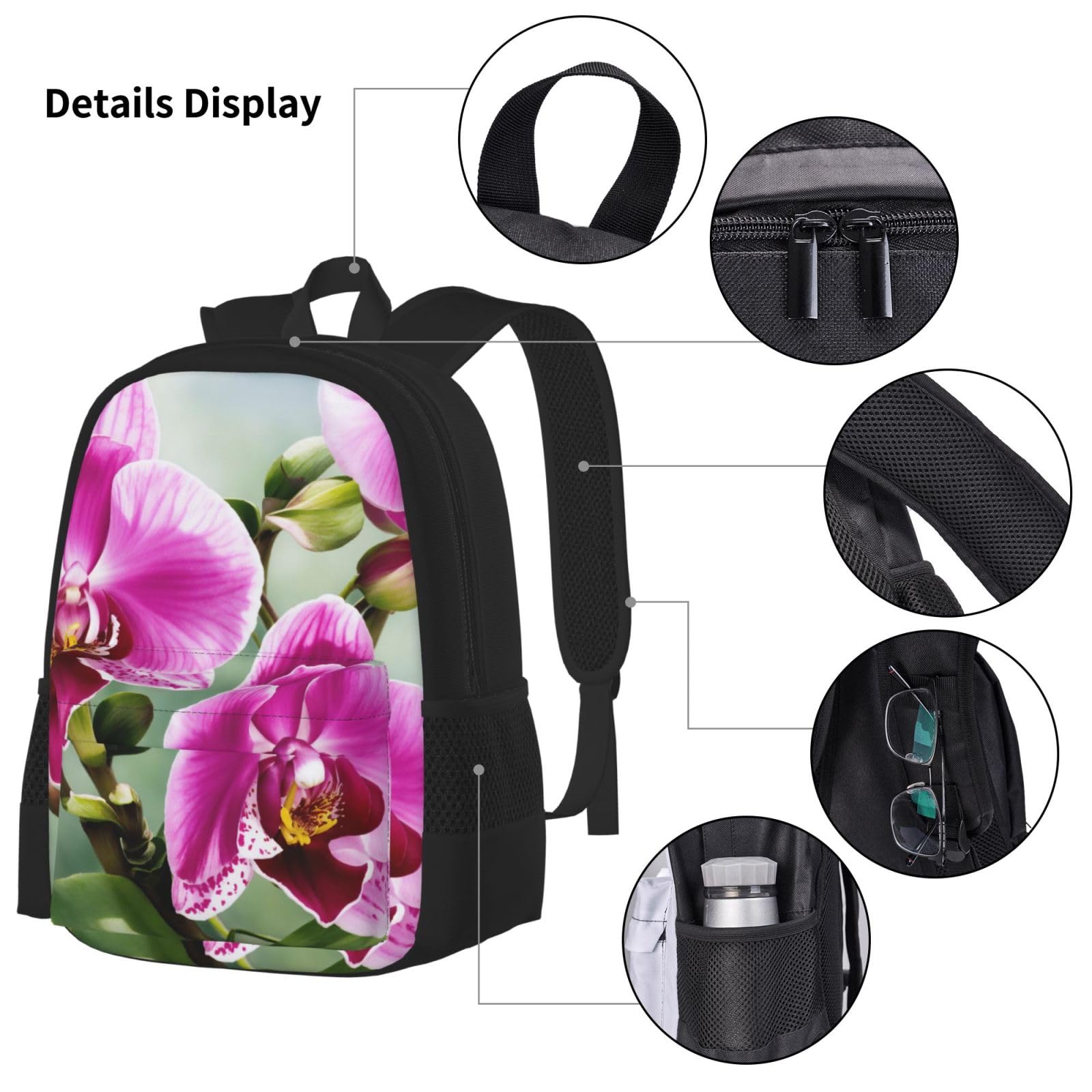 Zaino, borsa portapranzo, astuccio, set da 3 pezzi, per lavoro e