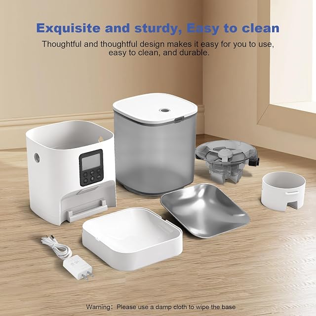 Foto 5 de 8 de ANDOLL HOME Comedero automático para gatos, dispensador de alimentos secos