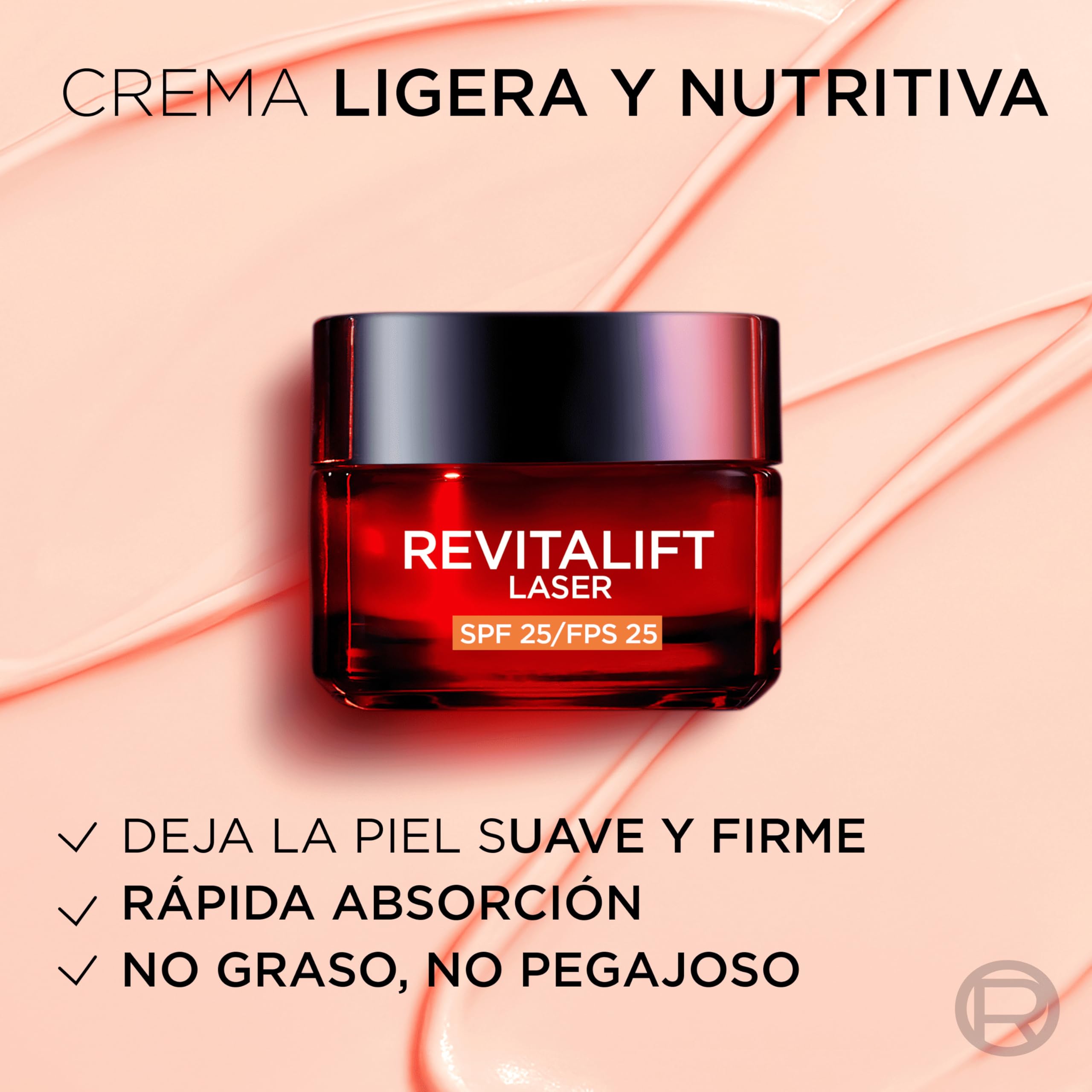 L'Oréal Paris Revitalift Láser Triple Acción Crema de Día Nº1 Anti-Edad Protección Solar SPF25 con Pro-Retinol, Ácido Hialurónico y Vitamina Cg. Reduce Arrugas, Reafirma y Reduce Manchas Oscuras, 50ml — view 5