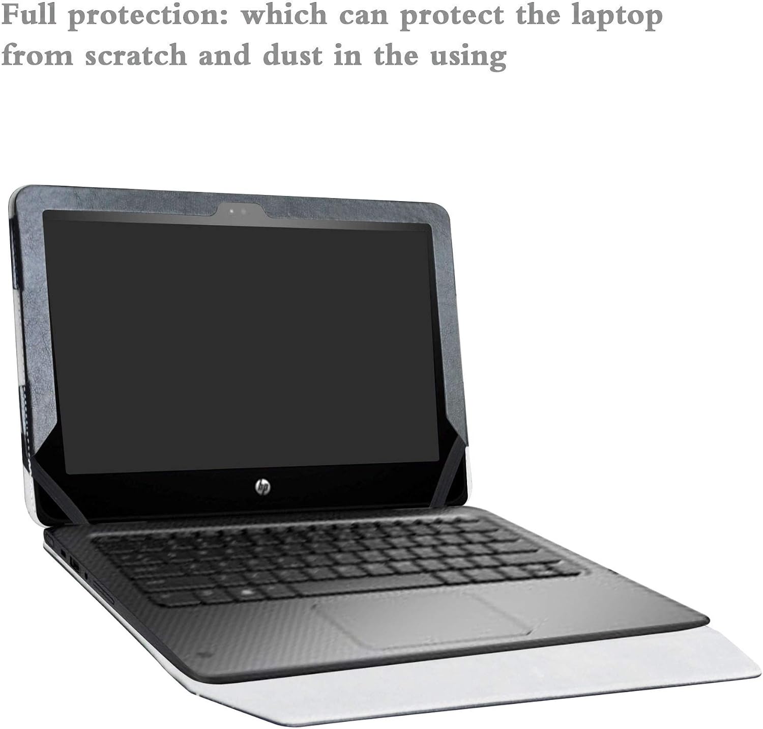 Alapmk Protective Case Cover for HP ProBook x360 11 G1 EE /G2 EE /G3 EE / G4 EE /G5 EE /G6 EE/G7 EE 11.6" Series Laptop,Black