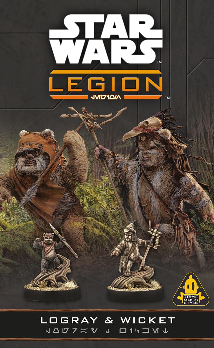 Asmodee Star Wars Legión: Logray & Wicket Commander, Expansión | Juego de Miniaturas, A Partir de 14 Años, para 2 Jugadores, 60-120 por Partida, Español/Alemán/Inglés/Francés