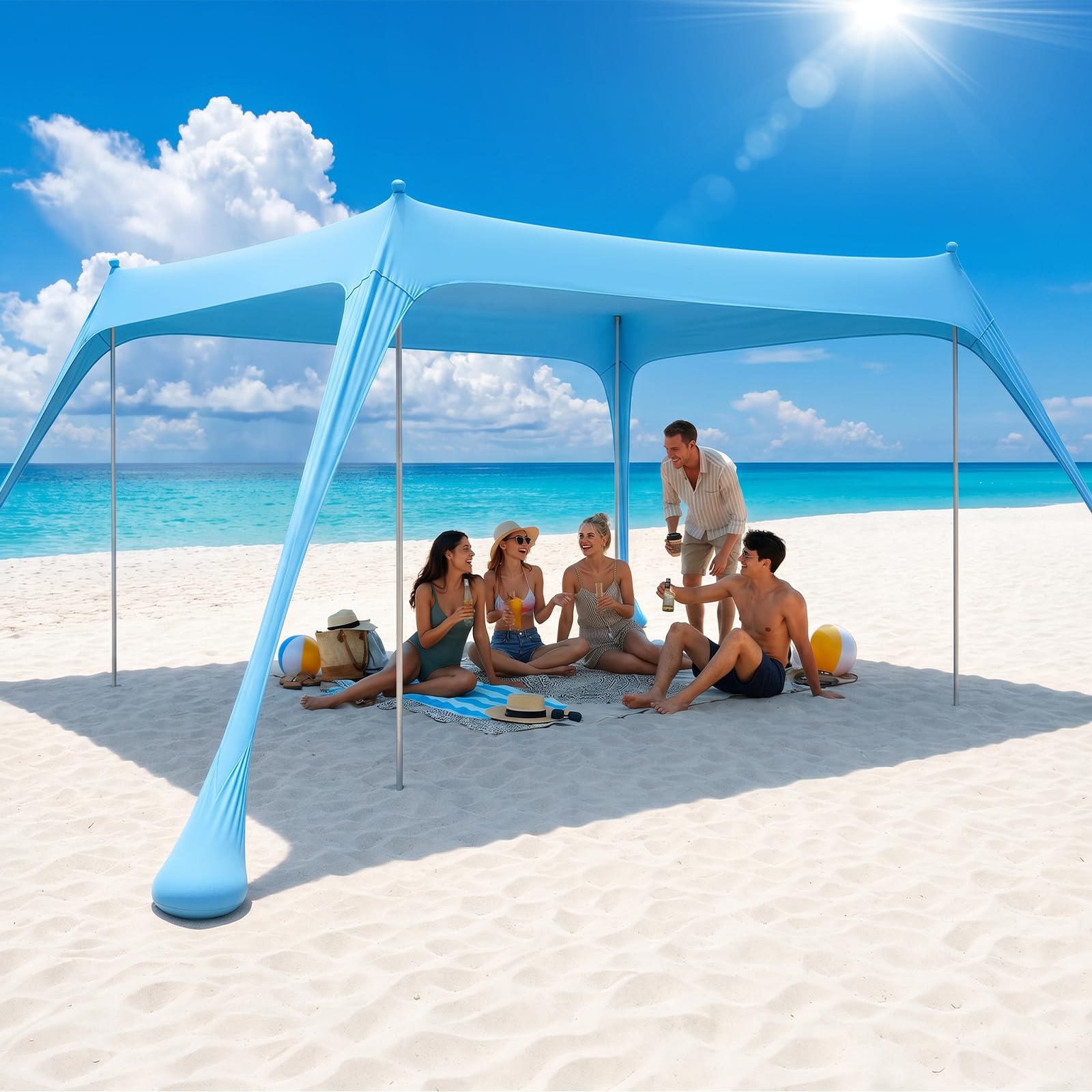 Sekey Aluminum Beach Shade Sun Shelter