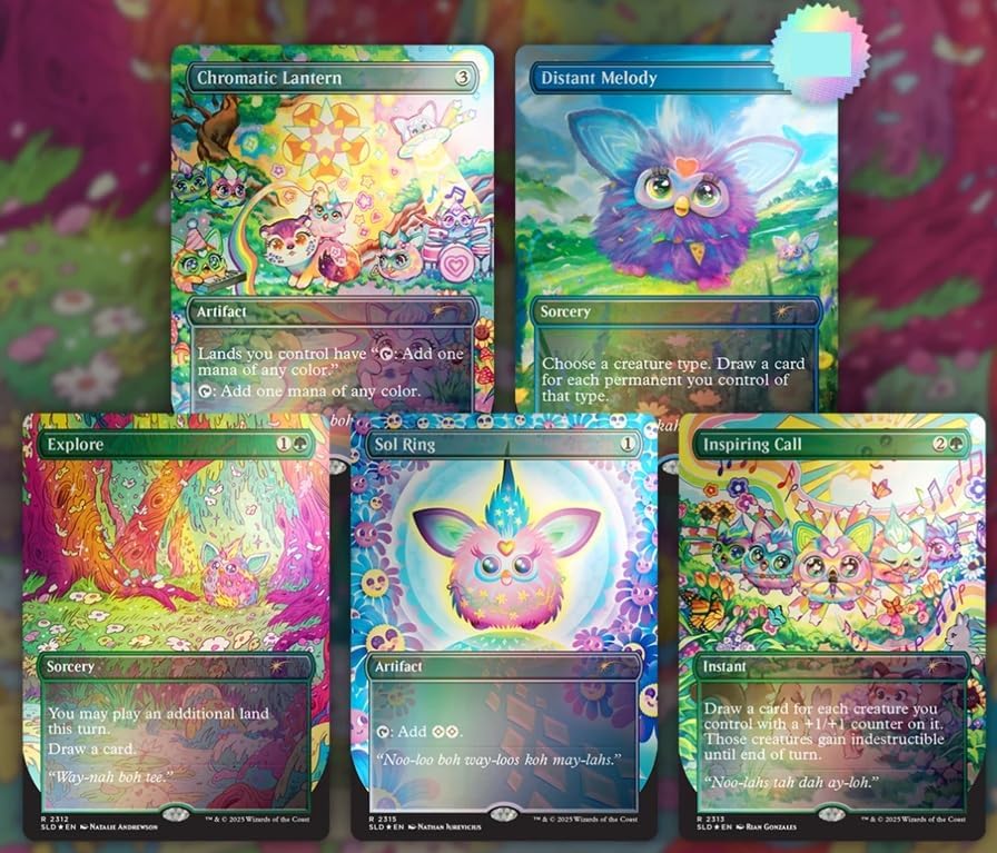 MTG Decks & More Compatible with Furby: MTG Secret Lair: Secret Lair x Furby: Doo-ay NOO-lah​ (Foil Edition)