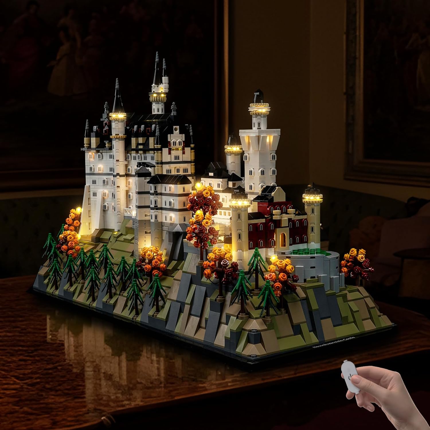 LED Lighting Compatible with LEGO 21063 Neuschwanstein Castle,Customized Light Kit Compatible with LEGO Architecture 21063,NOT Included The Model Set - JUST Lights