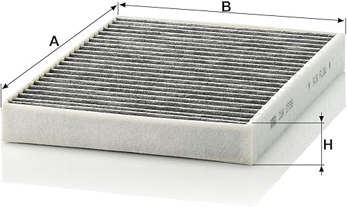 Miniatura 2 de Mann-Filter CUK 2736-2 filtro de aire para habitáculo con carbón activado para modelos BMW seleccionados, set de 2 unidades.
