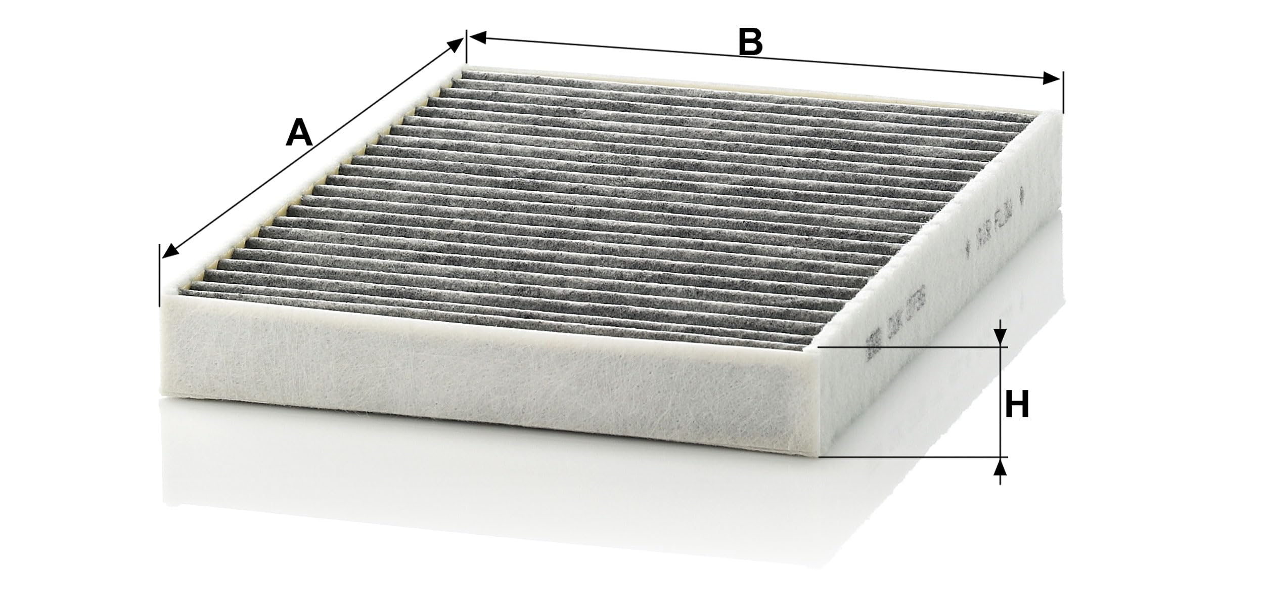 MANN-FILTER CUK 3360 Filtro de habitáculo – Filtro de habitáculo con carbón activo para automóviles