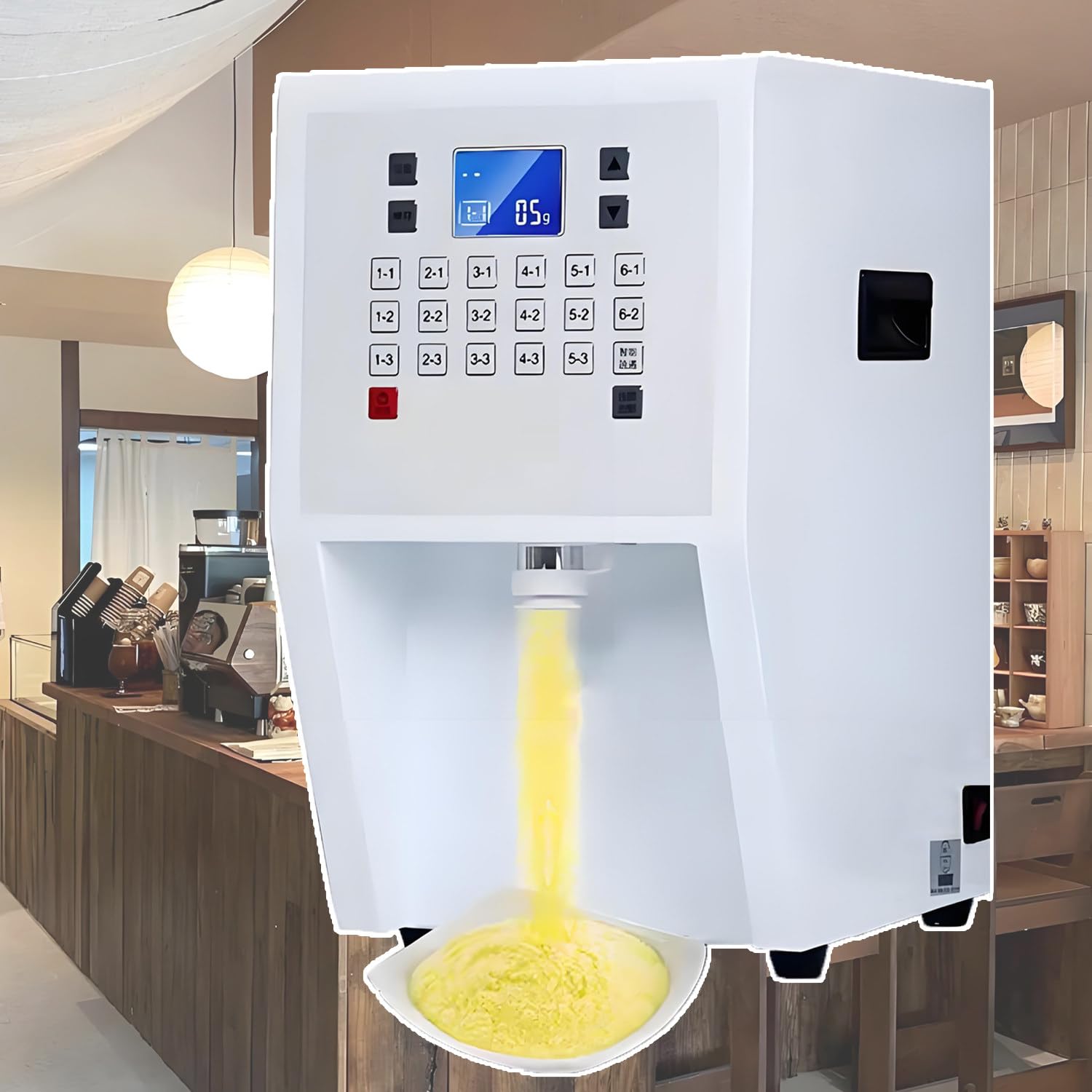 QuinteZhenTially Automatic Powder Dispenser 3.5l,Digital Dispensing Machine