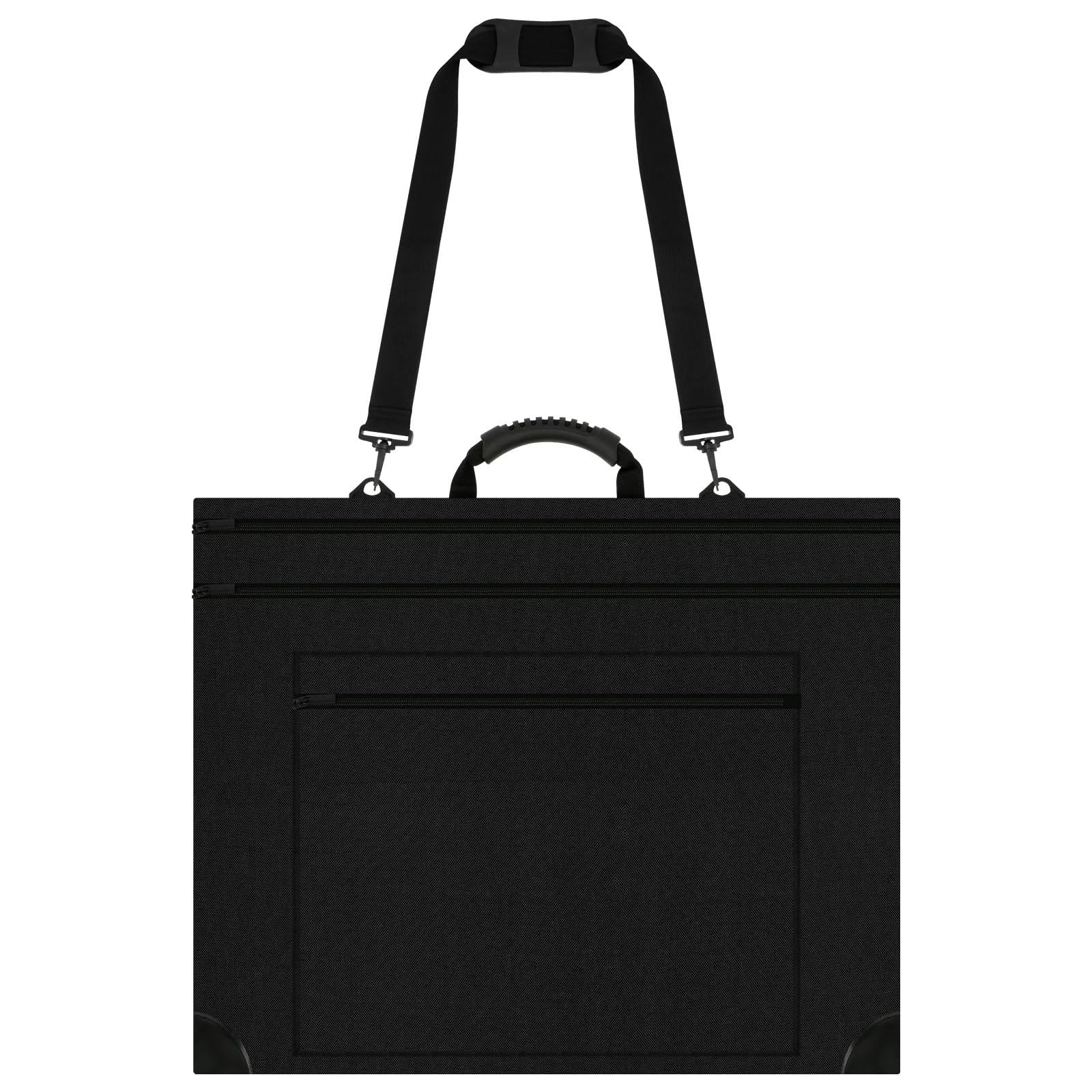 Bolsa para Tablero De Dibujo De Artista Estuche for portafolios de Arte, de poliéster 600D, con Correa for el Hombro y Esquinas de Cuero, Impermeable, portátil para Cuaderno De Bocetos