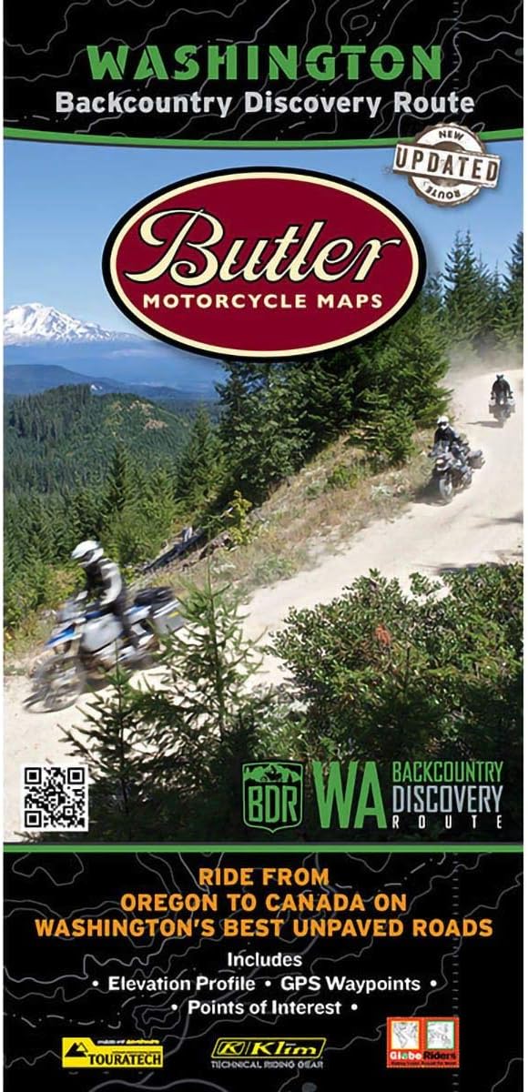 Butler Maps Backcountry Discovery Route Maps (Washington)