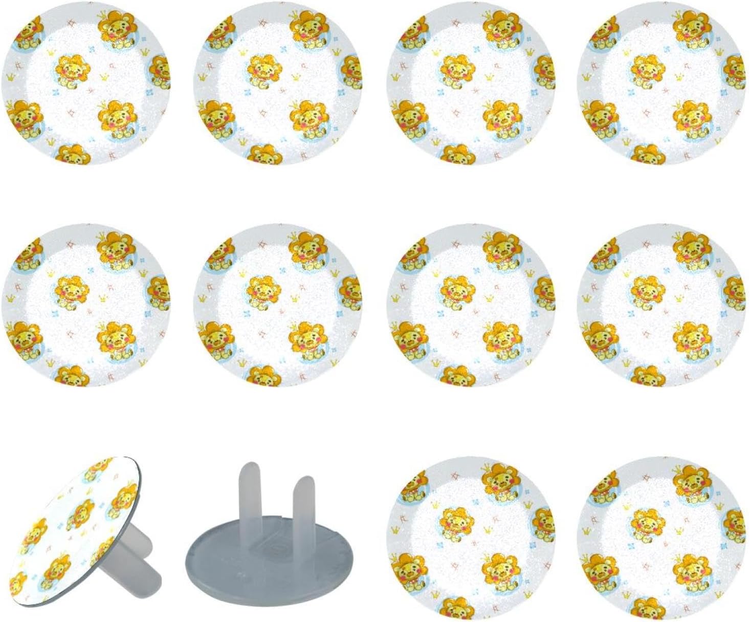 24 Packs Electric Outlet Socket Plug Covers, Child Proofing