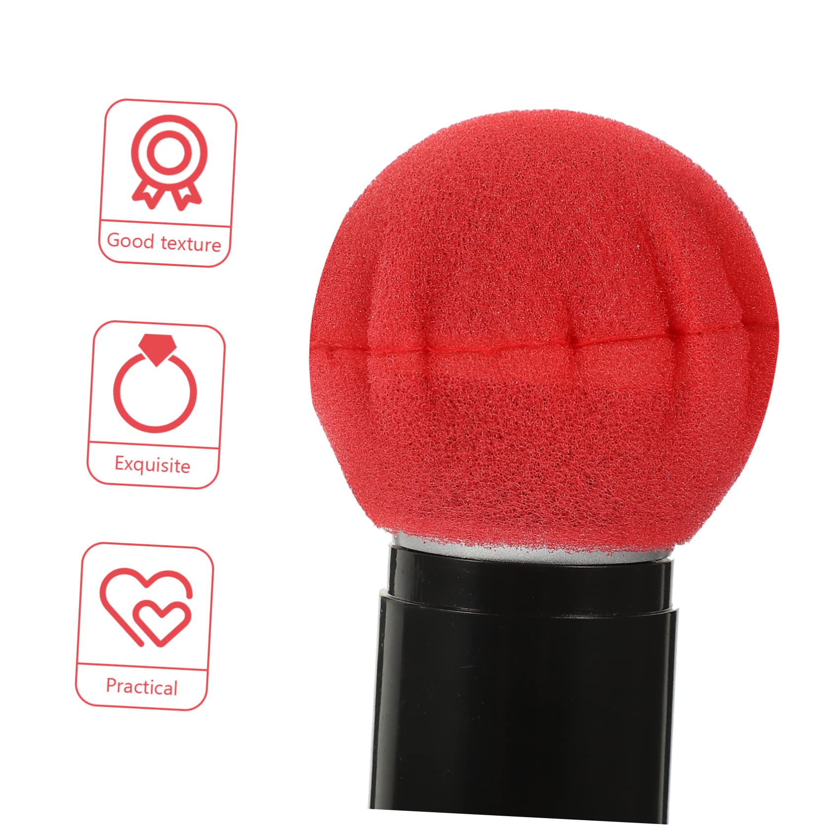 400 Piezas Fundas De Esponja Desechables Para Micrófono Protectores Para Micrófono Para Uso Estudio o Escenario Esponjas Desechables
