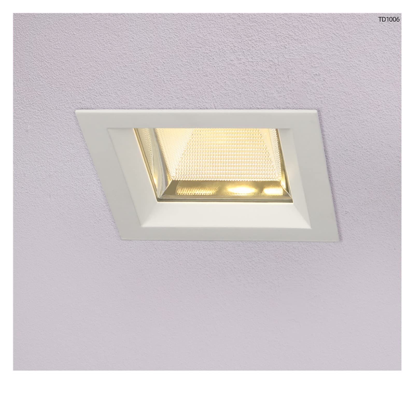 Downlight LED étanche cuisine encastrable spot light alu salle de bains blanc chaud 9w