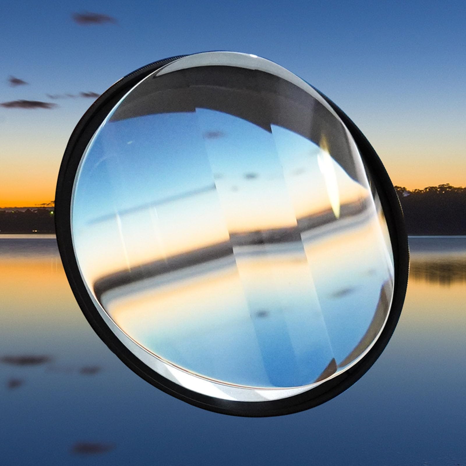 Prisma de Vidrio de 77 mm, filtros de Efecto de cámara, Efecto Especial de Estiramiento borroso en Primer Plano, con Bolsa de Almacenamiento, para fotografía Creativa, Accesorios de fotografía SLR