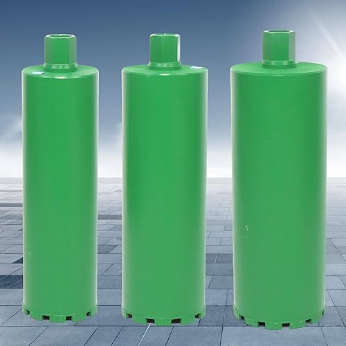 Miniatura 9 de Broca de núcleo de diamante húmedo de 4.5"5"5.5" (4.488 in5.000 in5.512 in) Broca de núcleo de diamante húmedo para perforar hormigón duro, bloque,