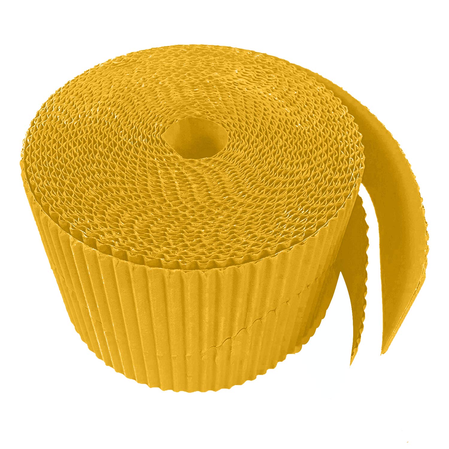 Buy 3 Ace Crafts Size 57mm x 15m (Lemon Yellow) Corrugated Display