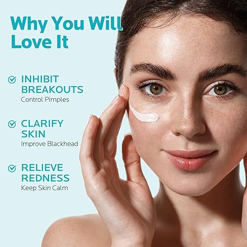 Miniatura 2 de ZealSea Azelaic Acid 10% Facial Cream, for Redness Relief Face, Rosacea Acne Treatment, Pimple Pigmentation Blackhead, Balance Excess Sebum, Clarify