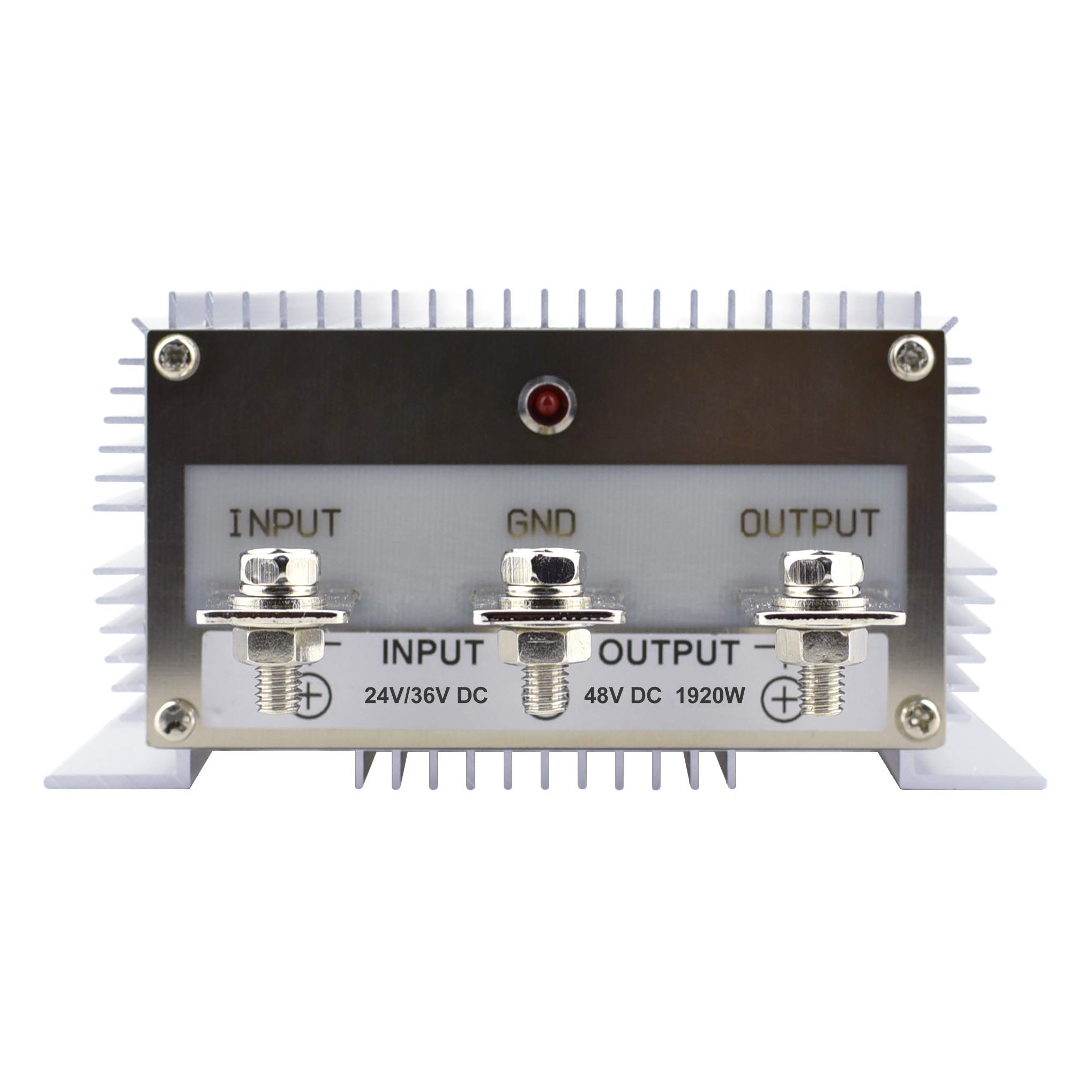 Convertitore di tensione impermeabile DC/DC 24V 36V a 48V Boost Converter 40A 1920W Step Up modulo regolatore di tensione per auto alimentatore trasformatore di tensione (ingresso 20V-42V)