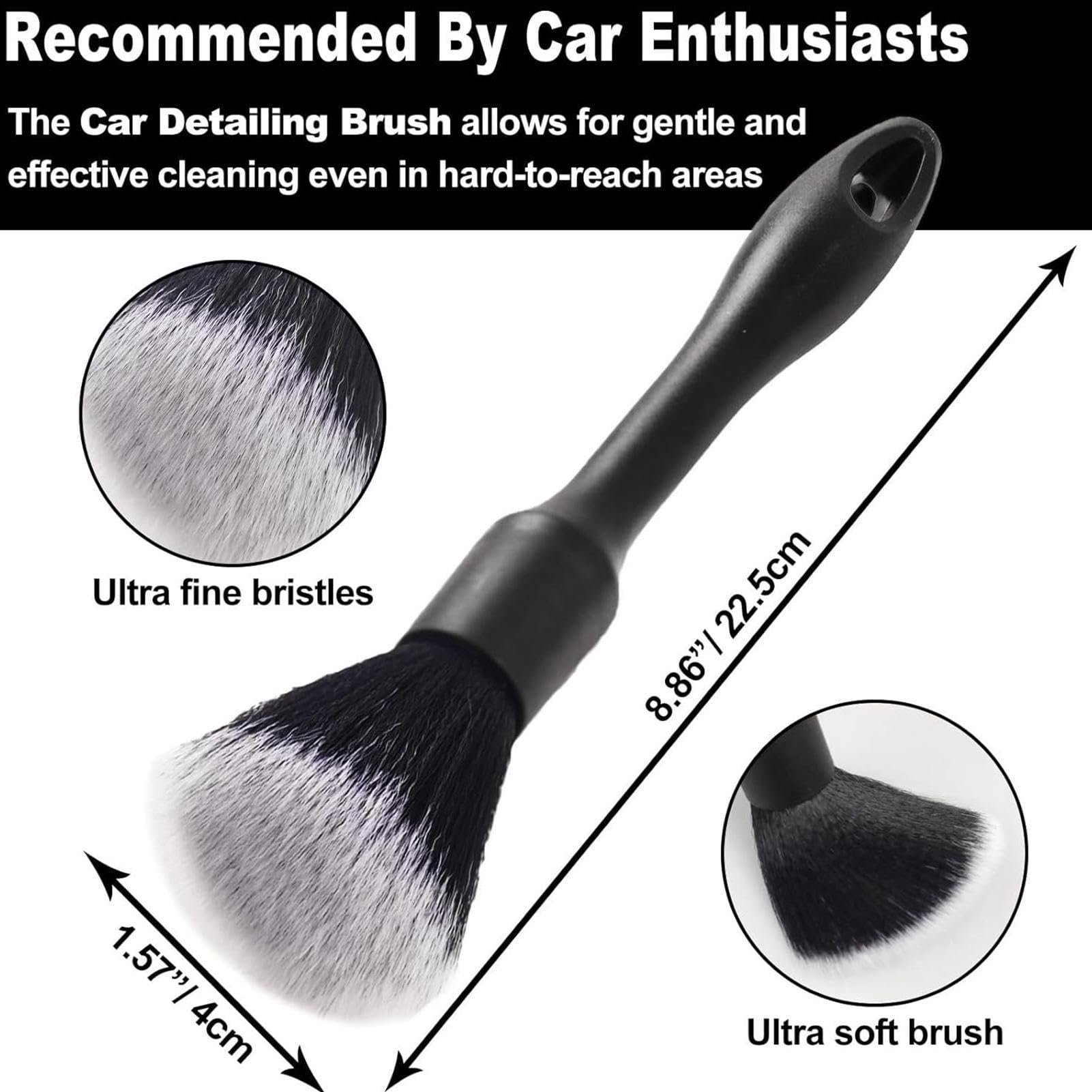 Kit de Brosses pour Jantes Auto Outils anti-rayures et anti-taches