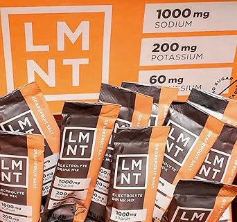 LMNT Zero Sugar Electrolytes - | Drink Mix | 30-Count (30 count, Grapefruit Salt)