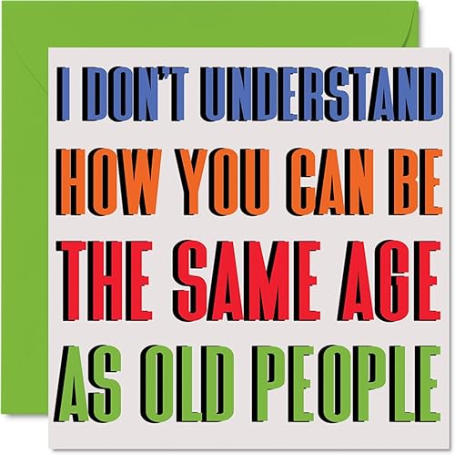 Divertidas tarjetas de cumpleaños para mujeres y hombres – Tarjeta de feliz cumpleaños para mamá, papá, papá, pops, hermano, hermana, novia, novio,