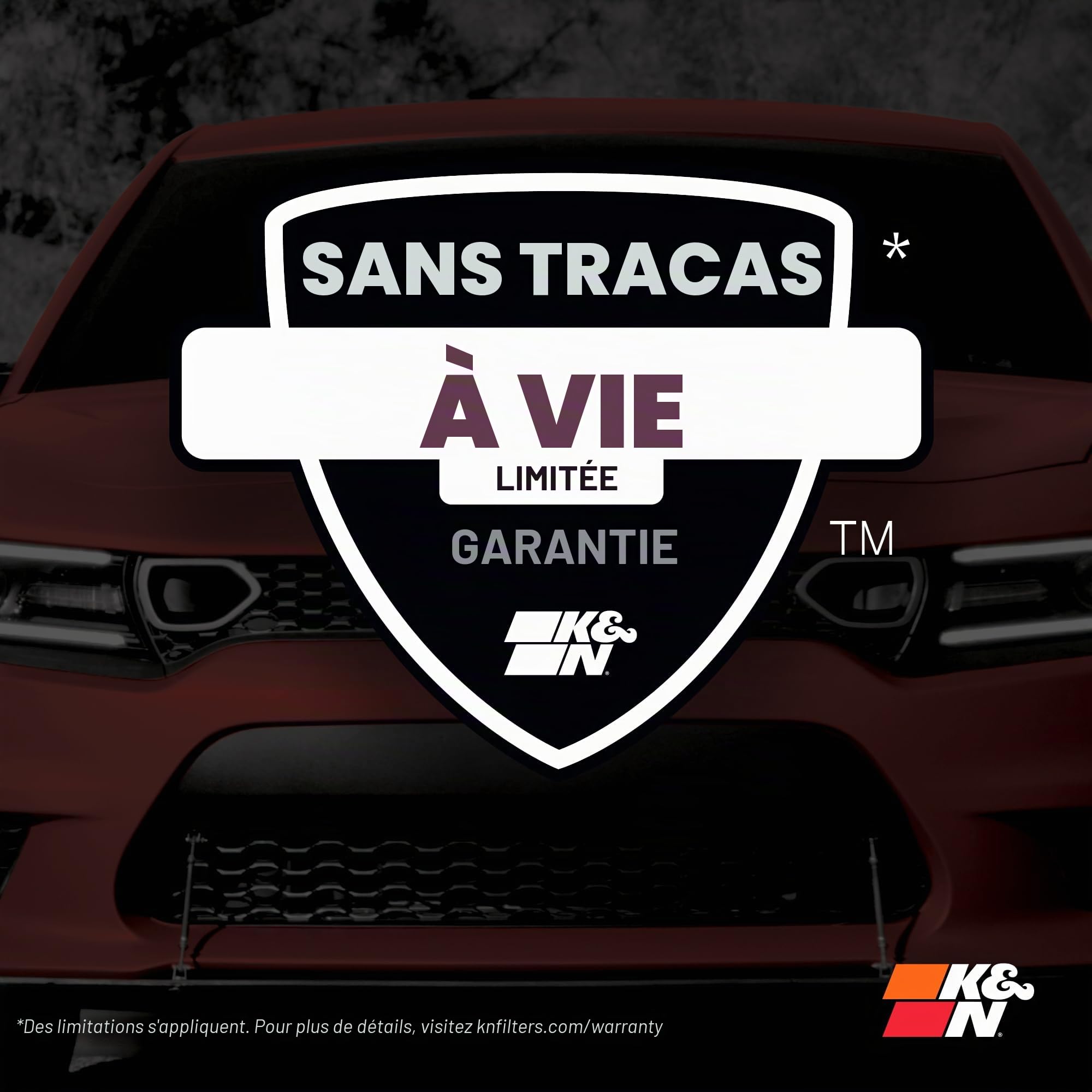 K&N Filtre à air de remplacement compatible avec BMW 235, 335, 435, Activehybrid, i8, M135, M235, M2 (33-2997)