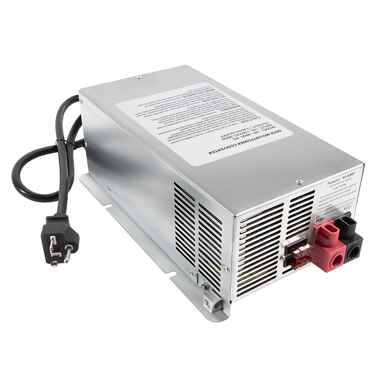 WF-9855 - Convertidor de energía para RV de montaje en cubierta de 55 amperios para 9800 Series, WF-9855, WF-9855-MBA, WF-9855-AD-MBA, WF-9855AN, 55Amp