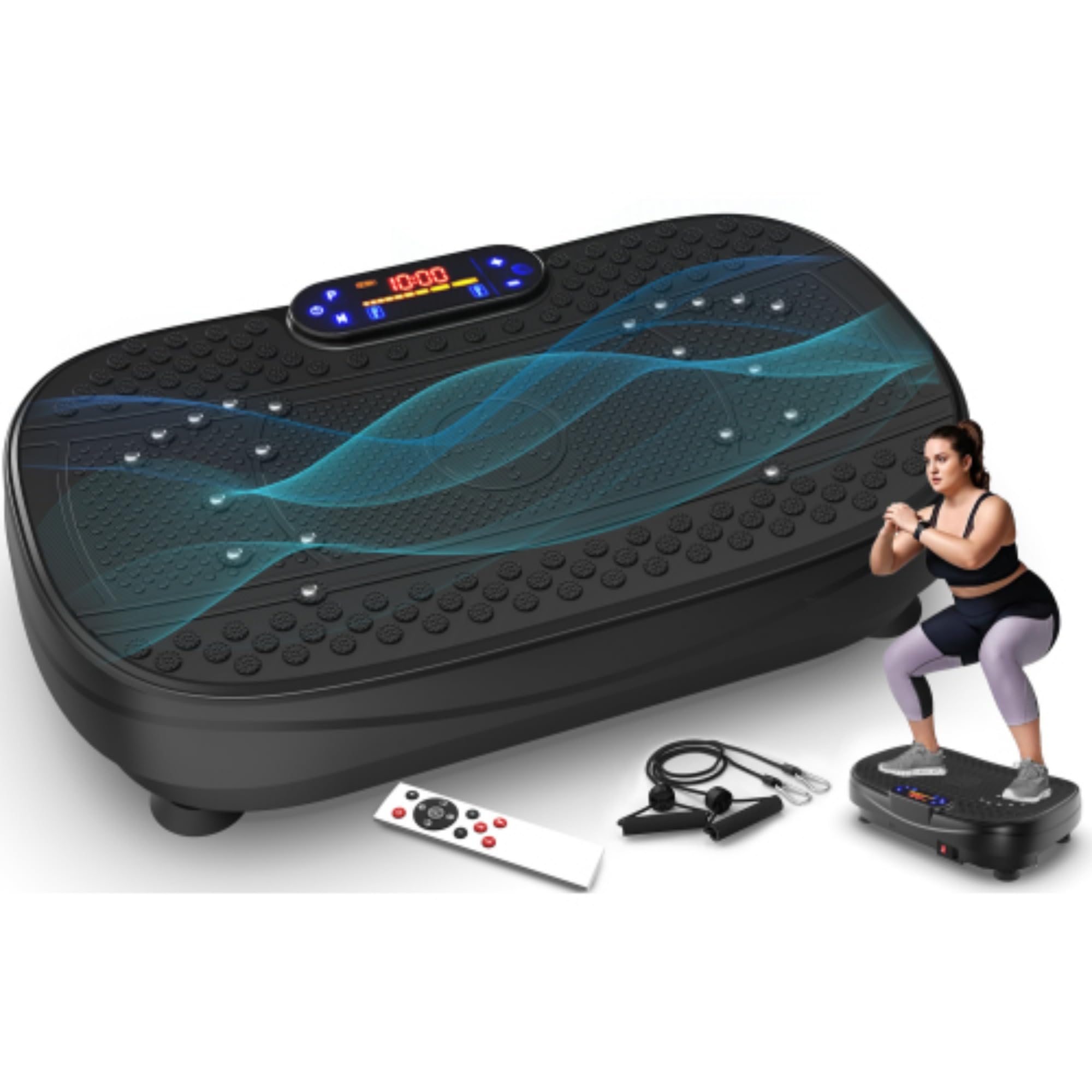 Vibration Plate Exercise Machine Vibrating Plate for Lymphatic Drainage Shake Plate for Weight Loss Full Body Vibration Platform