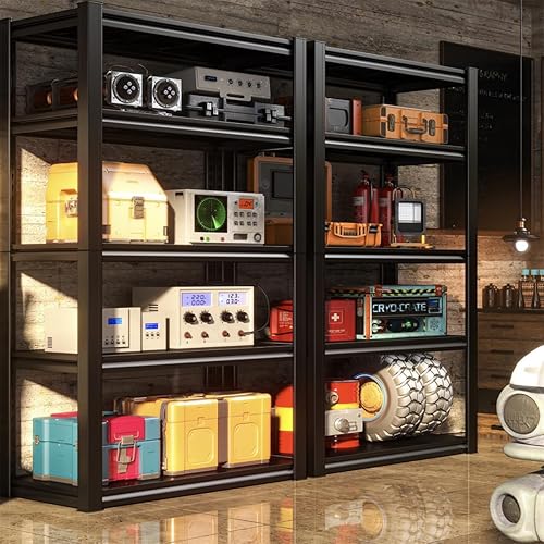 Miniatura 9 de Raybee Estantes de almacenamiento de 72 pulgadas, resistentes, estantería de garaje resistente de 2010 libras con estantería de metal ajustable de 5