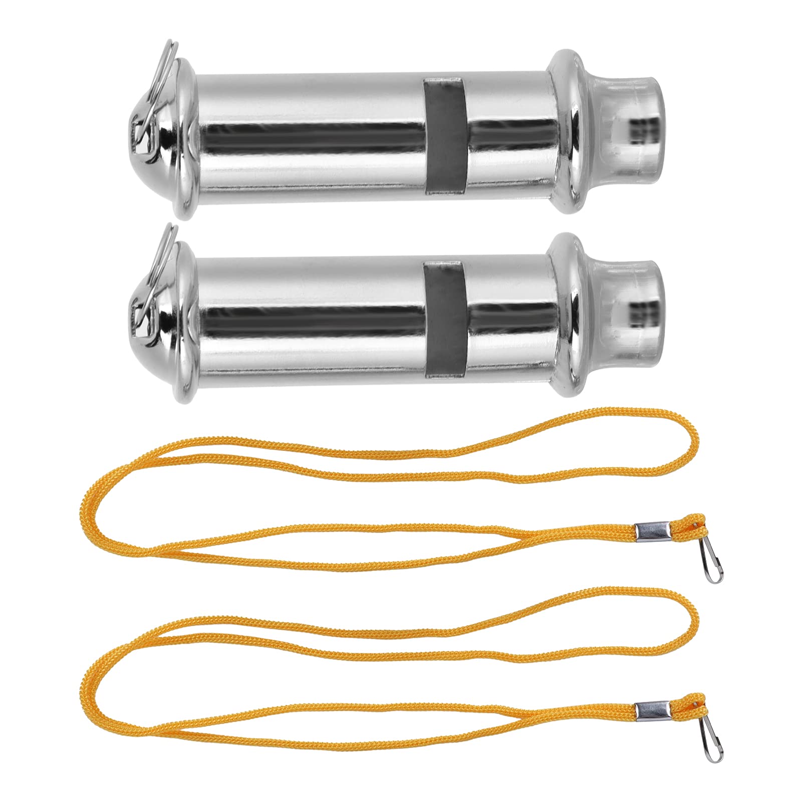 Restokki Stainless Steel Whistle Pet Bird Behavior Training Tool with Lanyard for Dog Pigeon Parrot