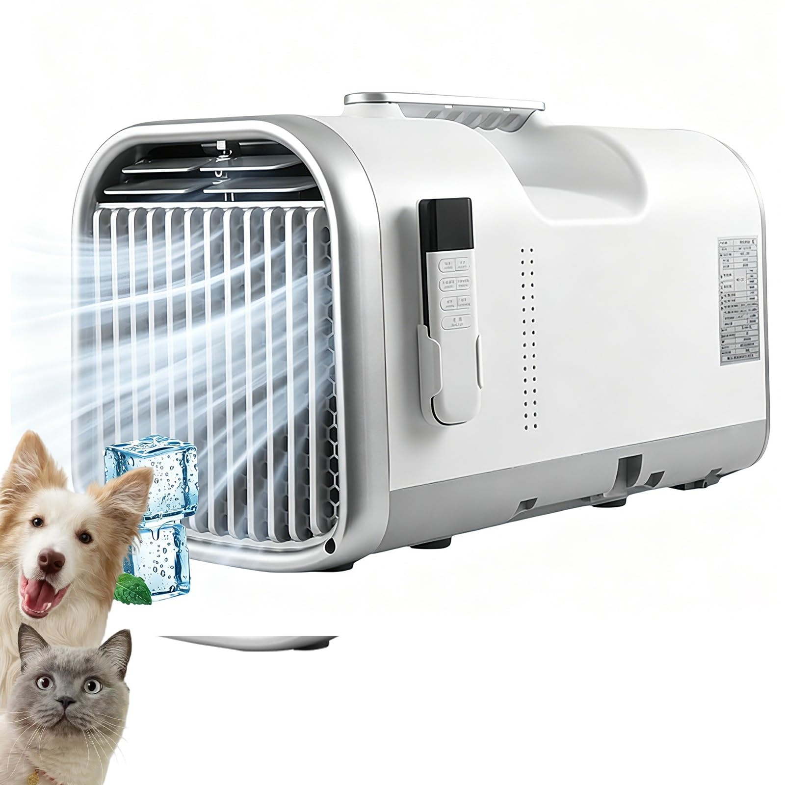 Vunhex T1-Pro 4400/5100 Btu Travel Portable Air Conditioner, 3 Speed Fast Cooling Ac Unit, 330/400W Energy Saving Mini Air Cooler, Quiet 42Db Ac Unit For Caravan Camper Trailer Kitchen Rental House(T1-Pro)