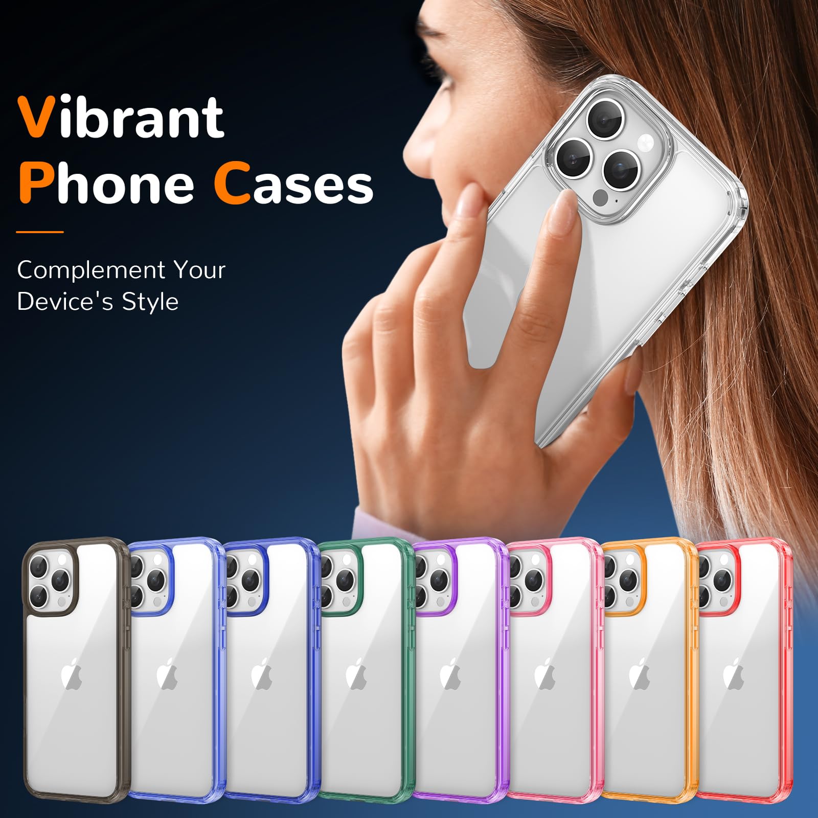 Clear Case for iPhone 15, Ultra Thin, Shockproof TPU Cover, Anti-Yellowing, Crystal Clear, Phone Case for Apple iPhone 15 - Clear — view 418
