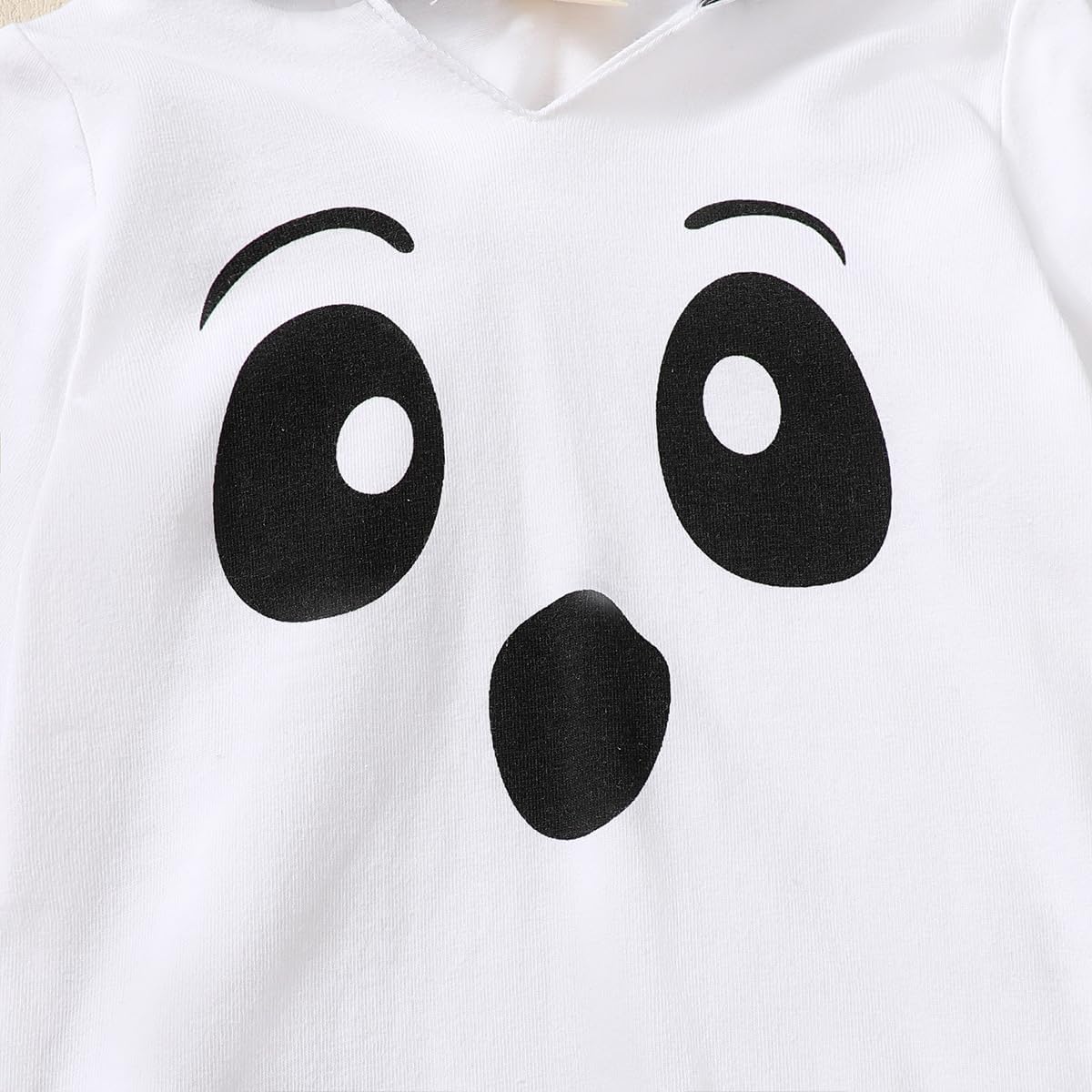 Baby Boy Girl Unisex Ghost Halloween Outfit - Infant's 1st Halloween Clothes - Image 4