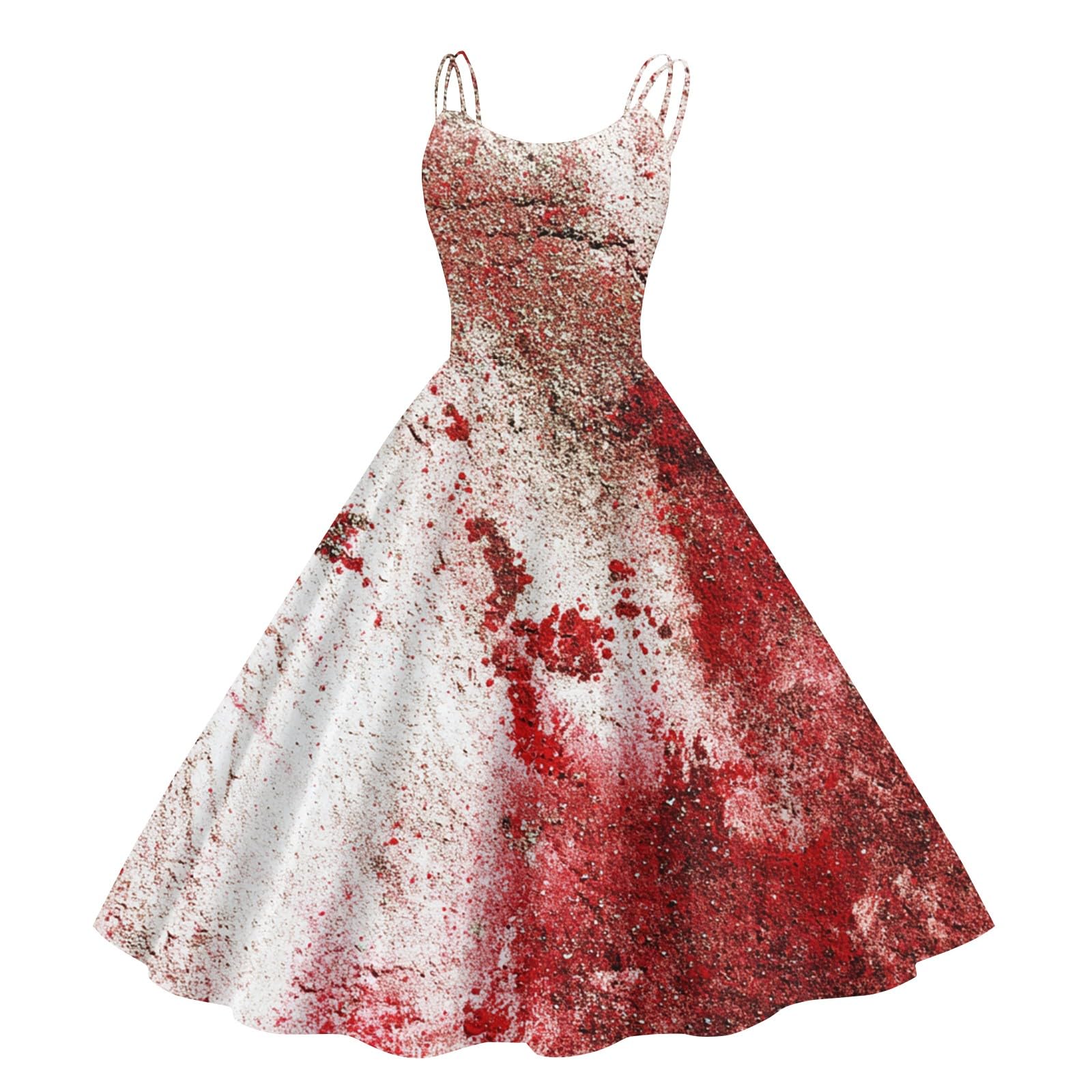 Womens Vampire Costume， Plus Size Halloween， Steampunk Gothic Scary Vampire — image 1