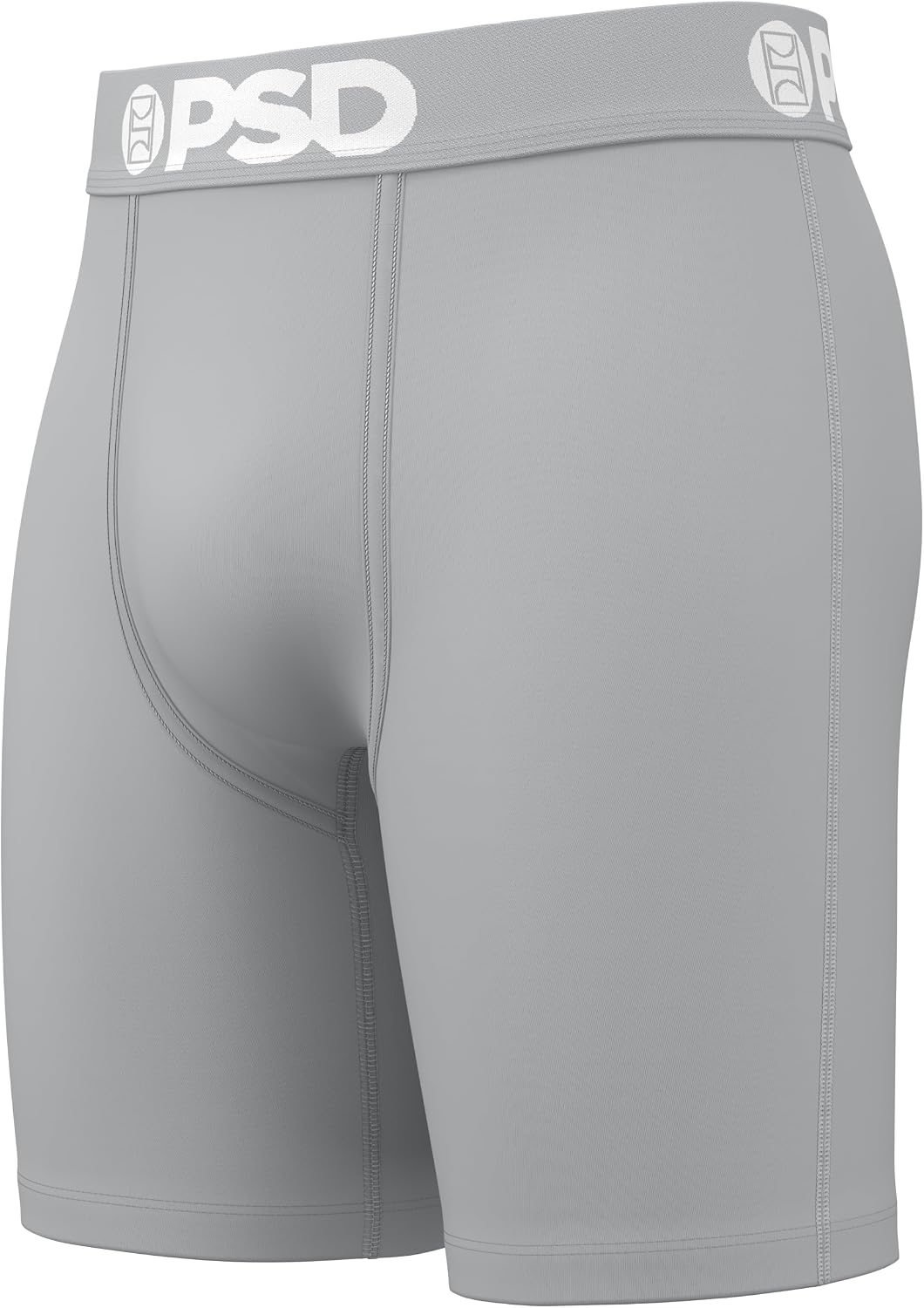 PSD Underwear Men's LA Blue Solid Cotton Boxer Brief 3 Pack, Multi, L