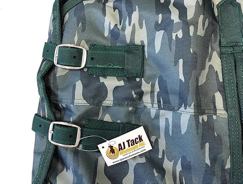 Miniatura 8 de Manta impermeable de poni 1200D, color negro, 54 pulgadas