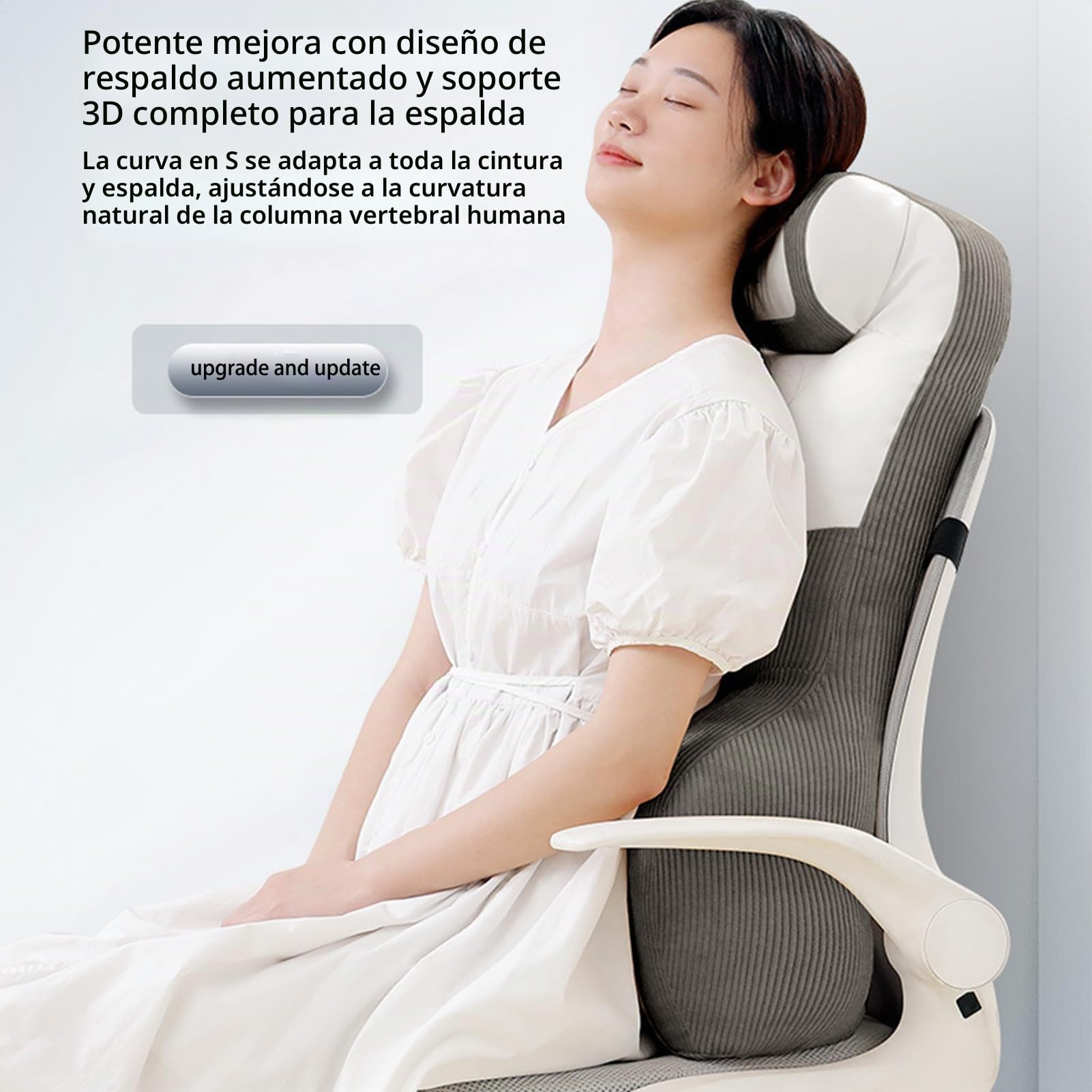 Cojín De Soporte Para La Espalda Para Sofá,Cojín De Soporte Para La Espalda Con Reposabrazos - Cojín De Cama Para Leer - Cojín Ergonómico Y Cómodo Para Los Brazos De Soporte Lumbar,