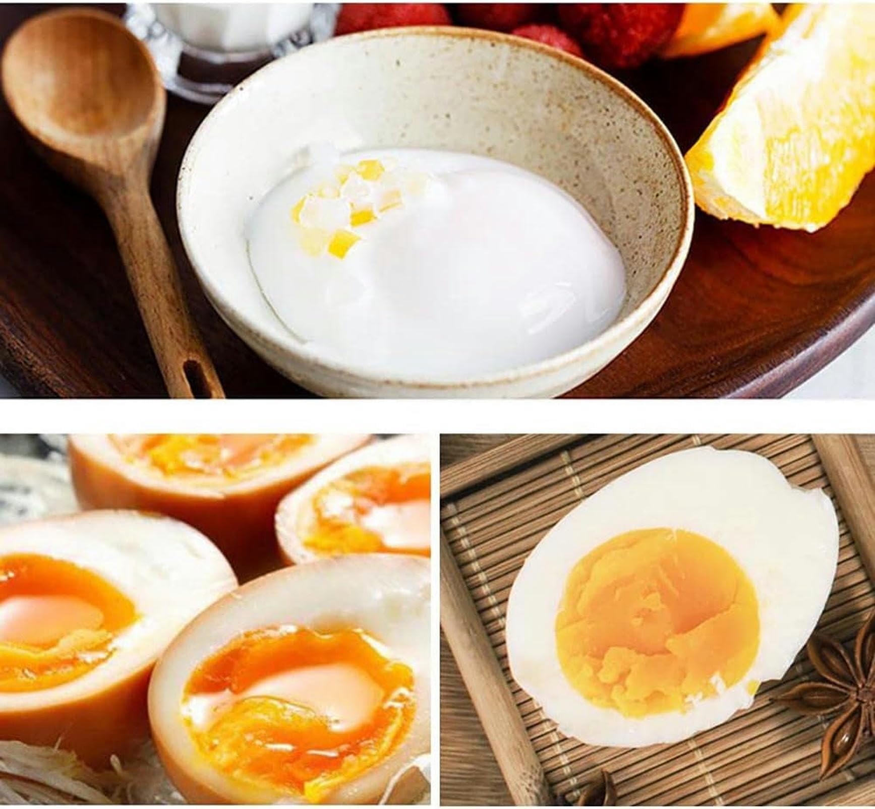 Cocedor de Huevos de 9 l, máquina Comercial para cocer Huevos, Gran Capacidad paevos, cocedor de Huevos Profesional, máquina para cocer Huevos Semi-cocidos, cocedor automático para 50 Huevos
