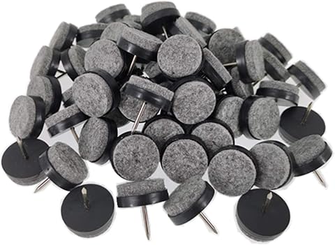 ALIMITOPIA 40pcs Furniture Felt Pad Heavy Duty Nail-on Ch...