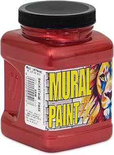 Chroma Acrylic Mural Paint for Interior and Exterior Murals - Lightfast, Mixable, Hard-Wearing Vibrant Pigment, 16 oz Backstage Pass (2516)