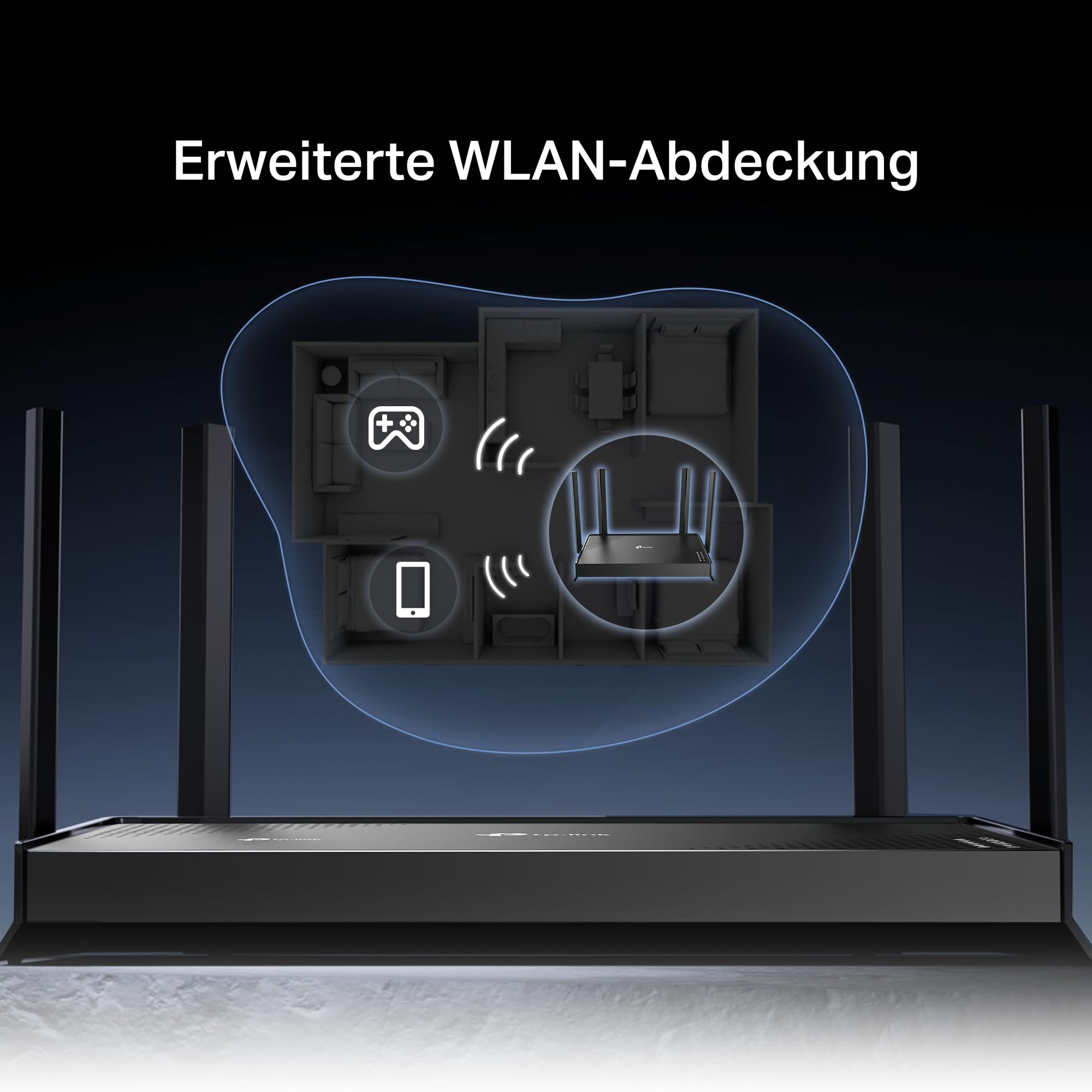 TP-Link WiFi 7 Router Archer BE3600 | Dual-Band WLAN 3570 Mbps | 2 x 𝟐,𝟓𝐆-𝐏𝐨𝐫𝐭𝐬 | USB 3.0 | EasyMesh | VPN-Clients und -Server | HomeShield